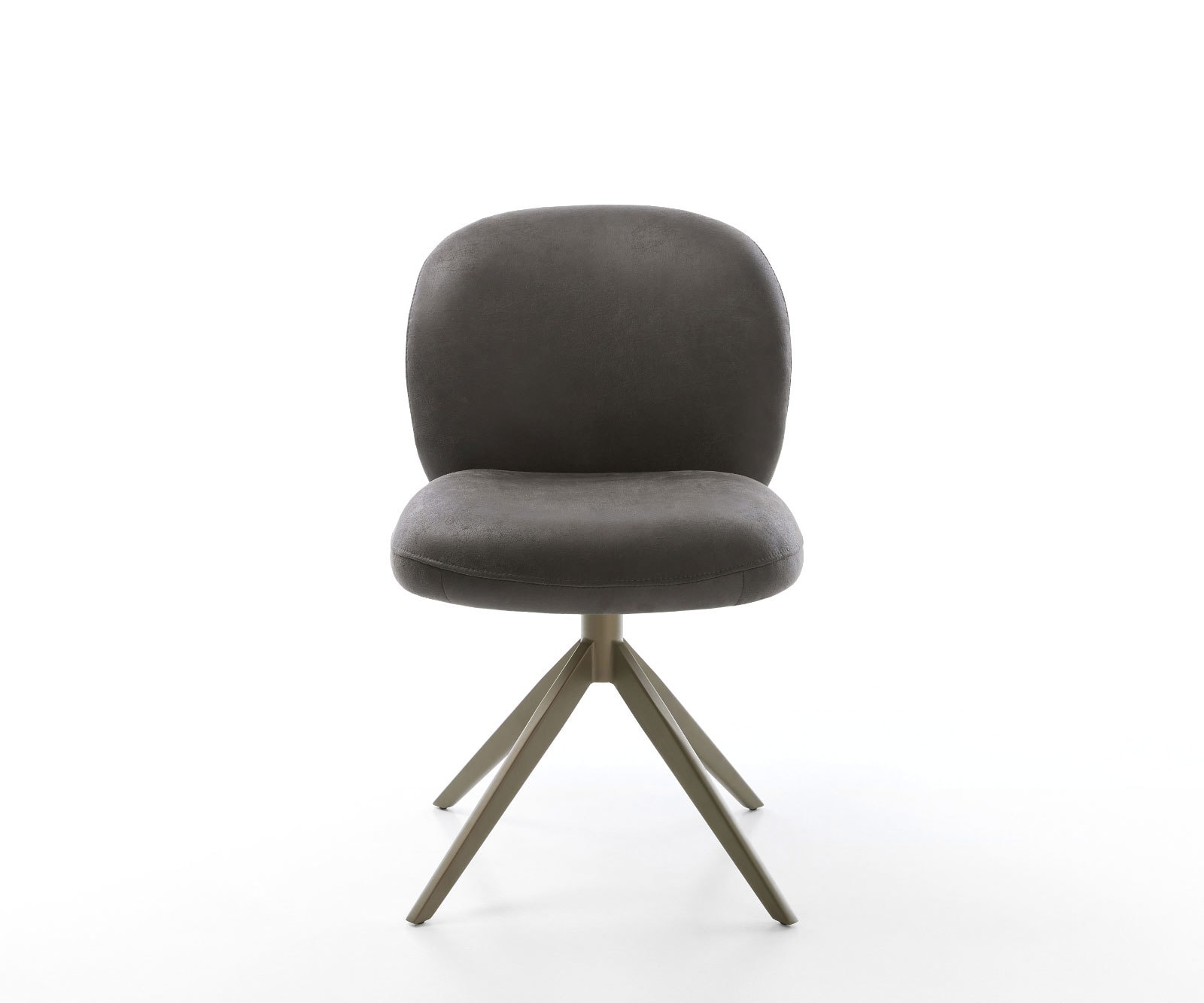 Draaistoel Nube-Flex microvelours antraciet vintage kruisframe breed afwerking met titanium 360° draaibaar rocker-functie pocketveer kern 1 Draaistoel Nube-Flex microvelours antraciet vintage kruisframe breed afwerking met titanium 360° draaibaar rocker-functie pocketveer kern 1