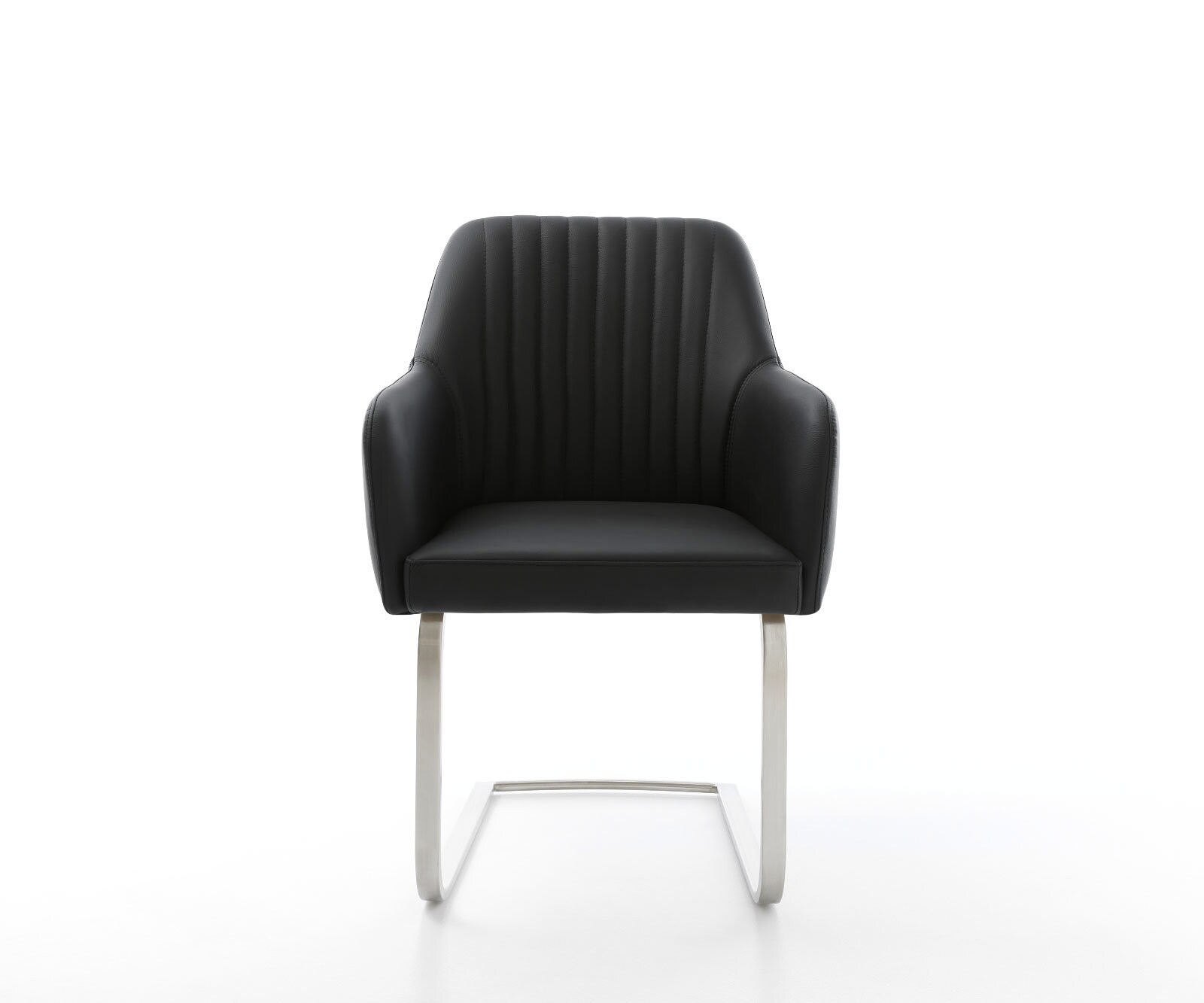 Sledemodel Greg-Flex echt leer zwart sledemodel vlak roestvrij staal pocketveer kern 1 Sledemodel Greg-Flex echt leer zwart sledemodel vlak roestvrij staal pocketveer kern 1