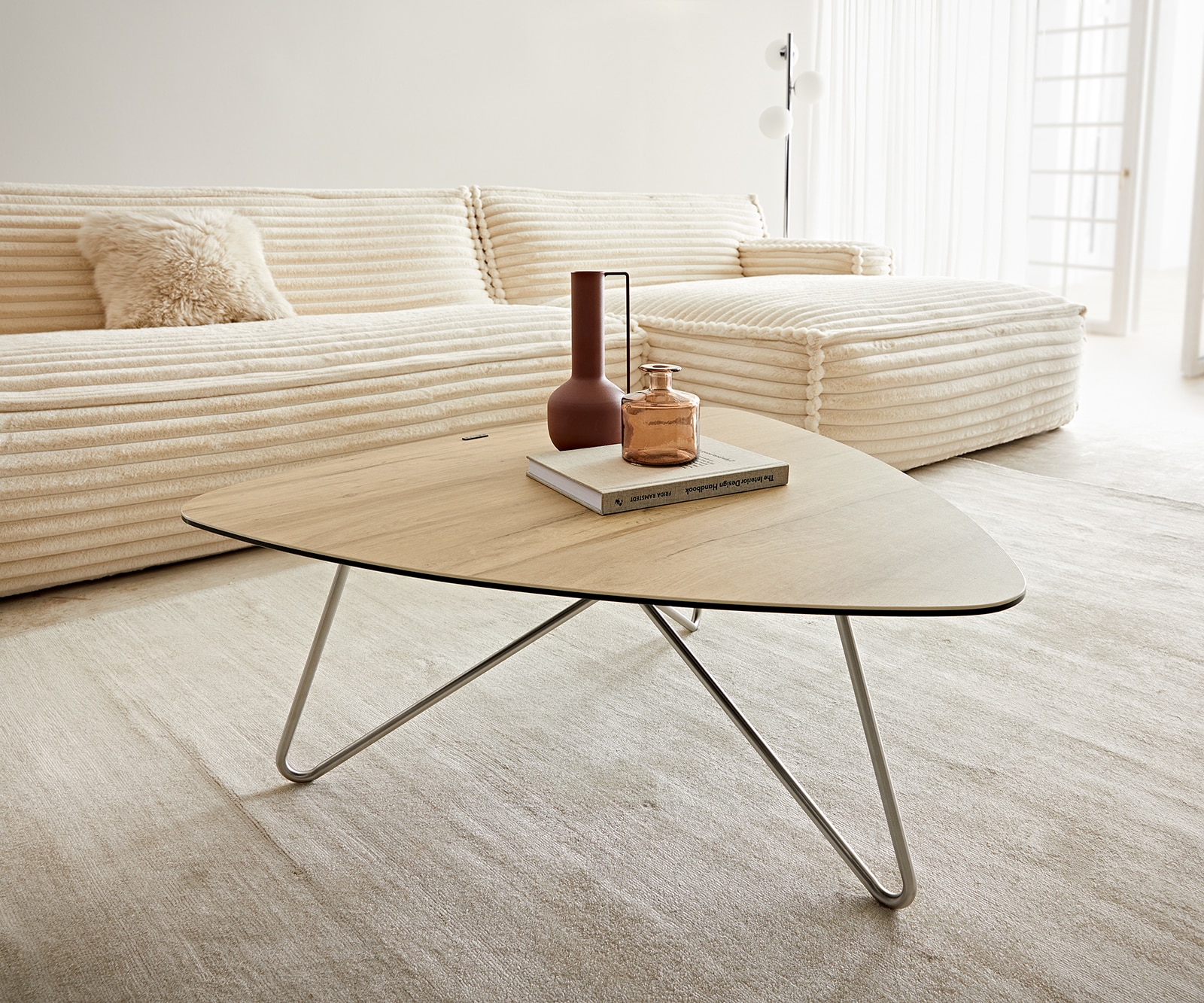 Salontafel Ekrem keramisch haarspeld frame 4 Salontafel Ekrem keramisch haarspeld frame 4