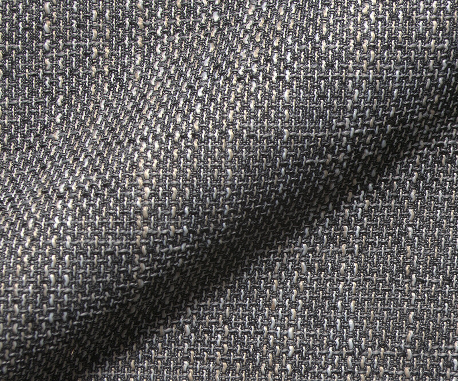 Hoekbank Clovis lichtgrijze structuur hocker rechts module bank 2 Hoekbank Clovis lichtgrijze structuur hocker rechts module bank 2