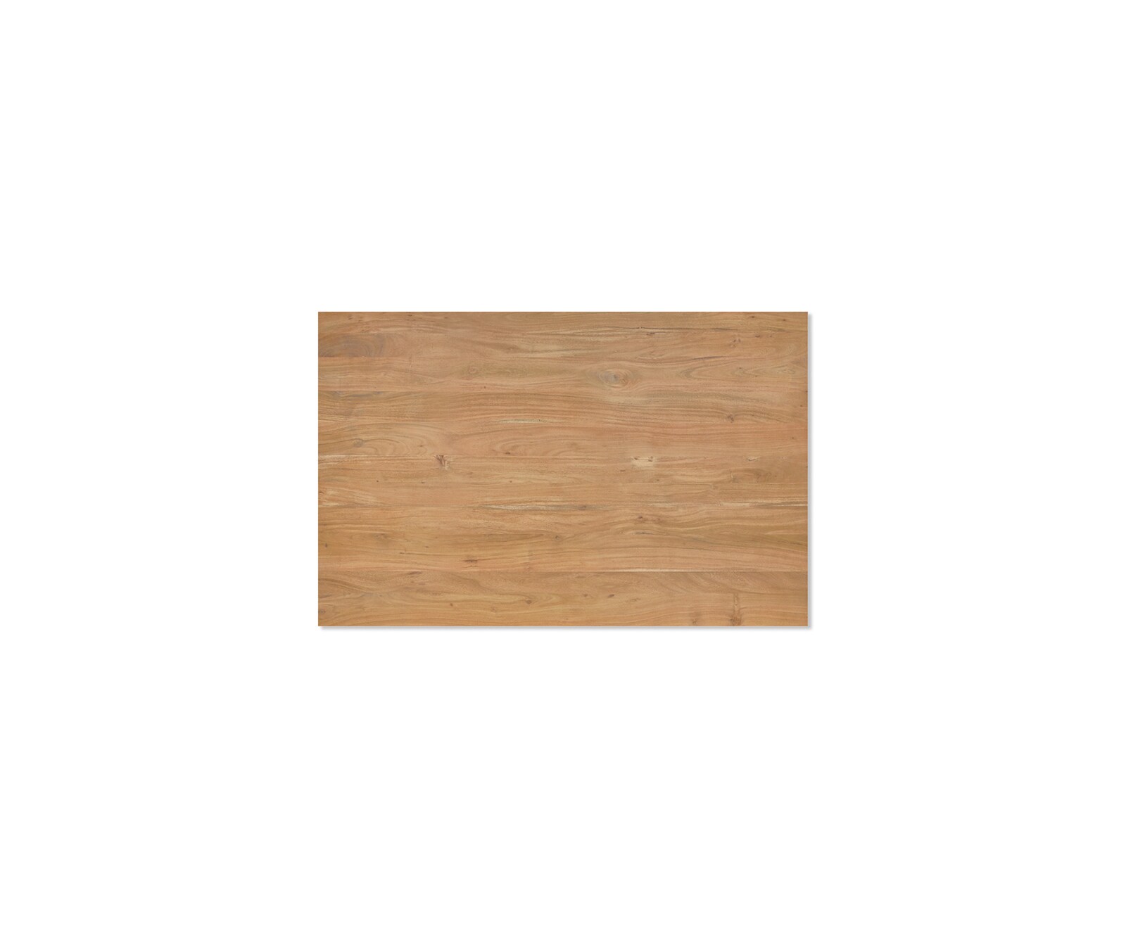 Eettafelblad Edge 140x90cm acacia natuur Zwitserse rand 1