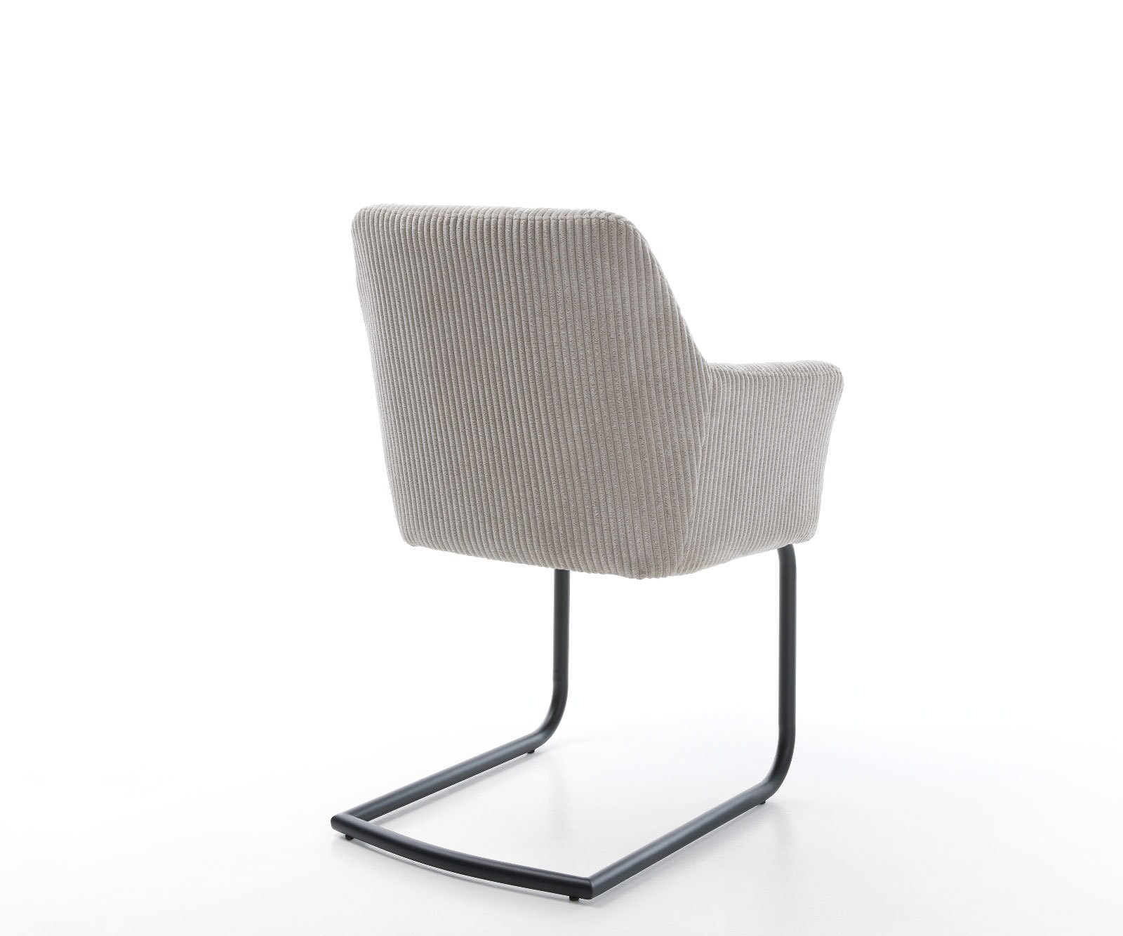 Sledemodel Xana-Flex met armleuning koord zilver grijs sledemodel rond zwart pocketveer kern 4