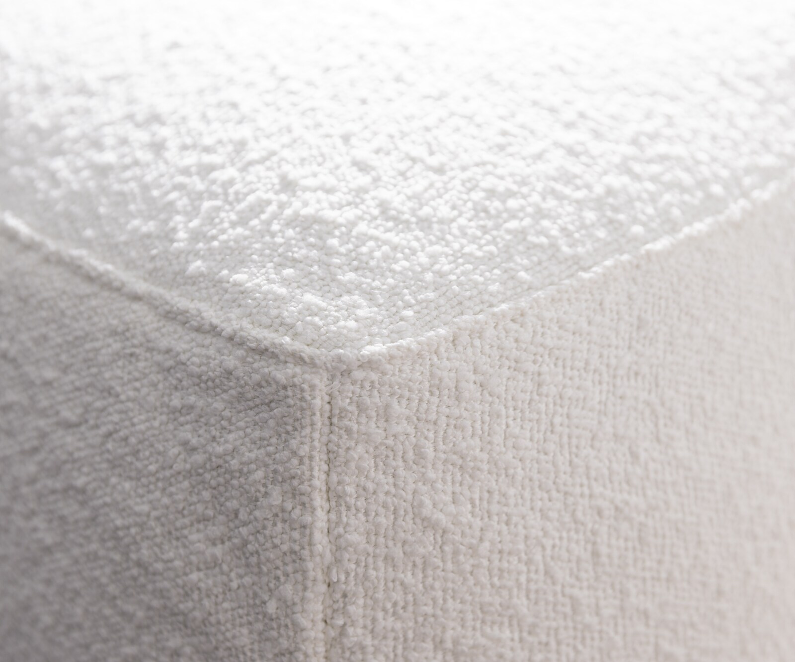 Bigsofa Freestyle 280x110 cm Bouclé Crème-wit kapnaad 4