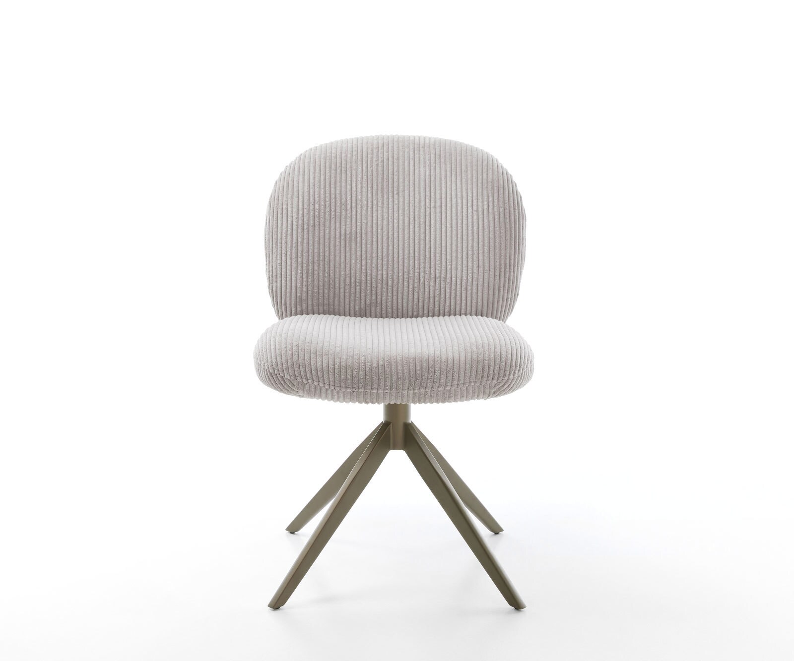 Draaistoel Nube-Flex koord zilver grijs kruisframe breed afwerking met titanium 360° draaibaar rocker-functie pocketveer kern 1