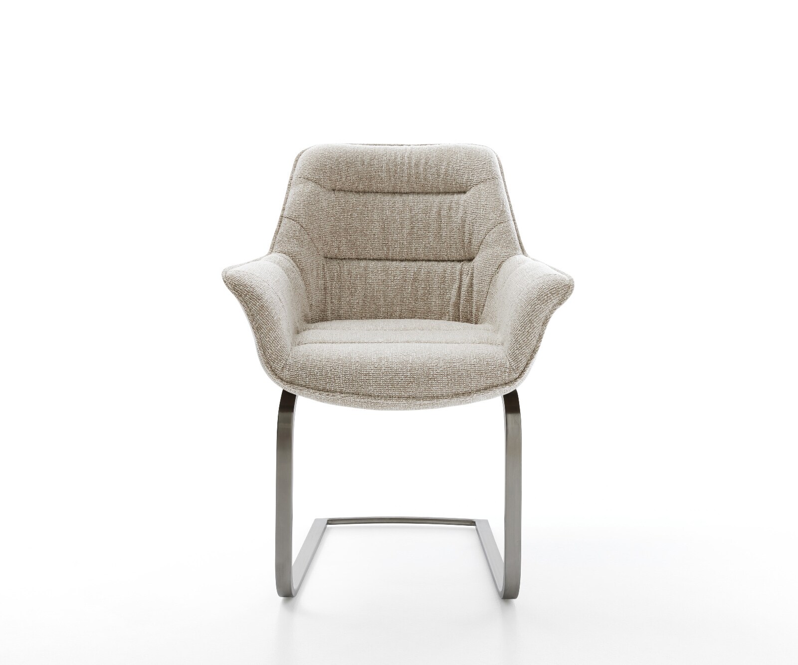 Sledemodel Kaira-Flex geweven stof beige sledemodel vlak grafiet 2