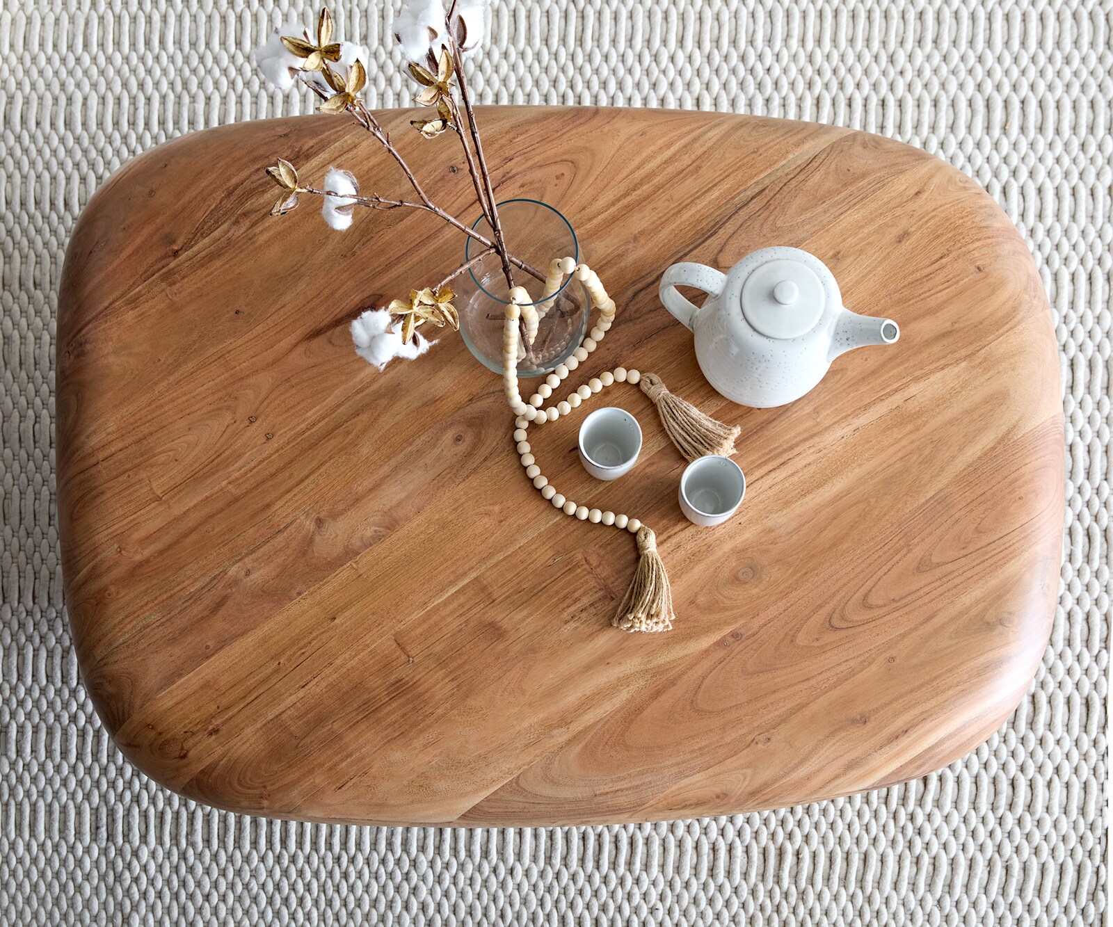 Salontafel Maskat 120x90 cm natuur acacia 4