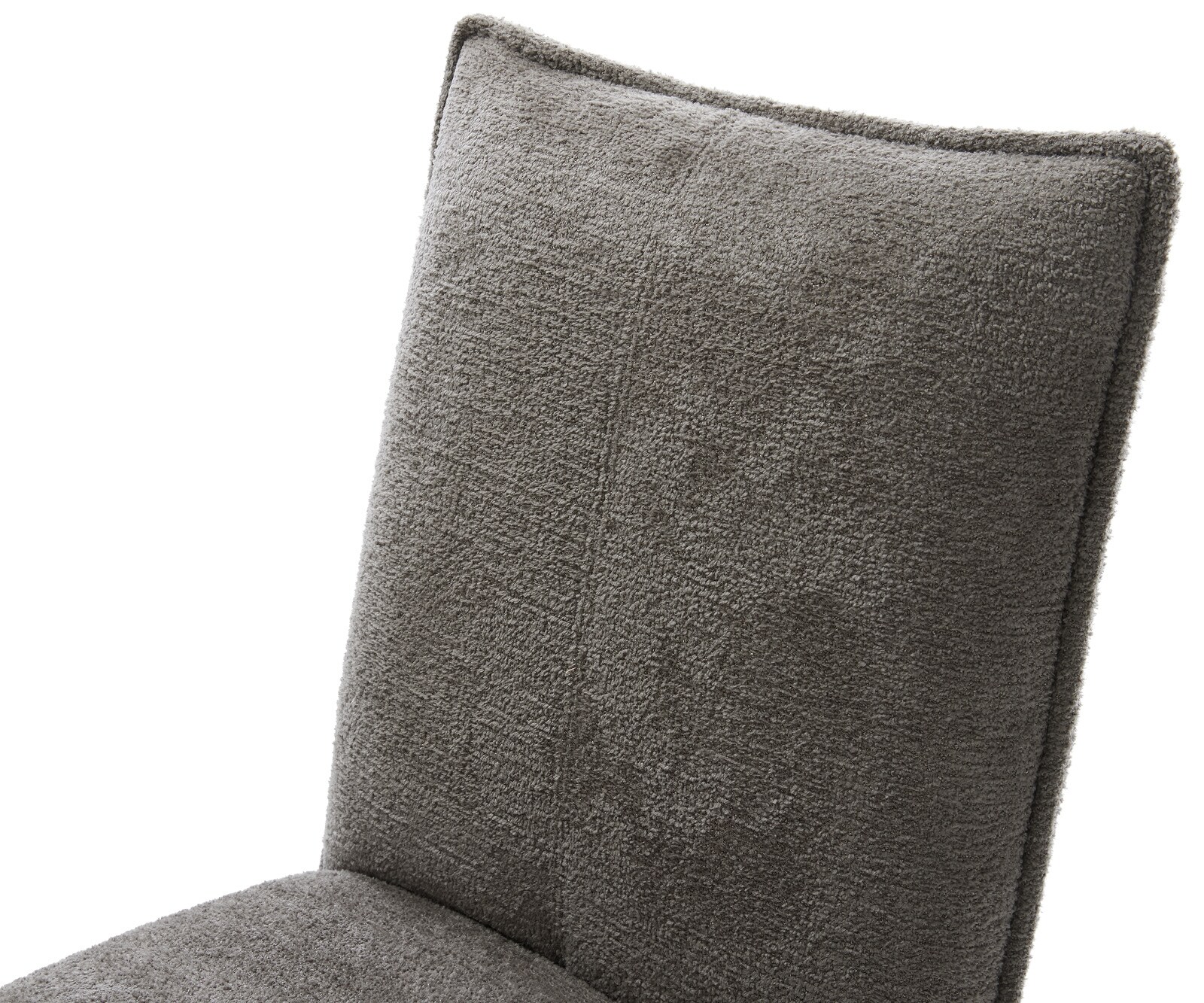 Draaistoel Lelio-Flex bouclé zacht mud kruispoot roestvrij staal 360° draaibaar rocker-functie pocketveer kern 4