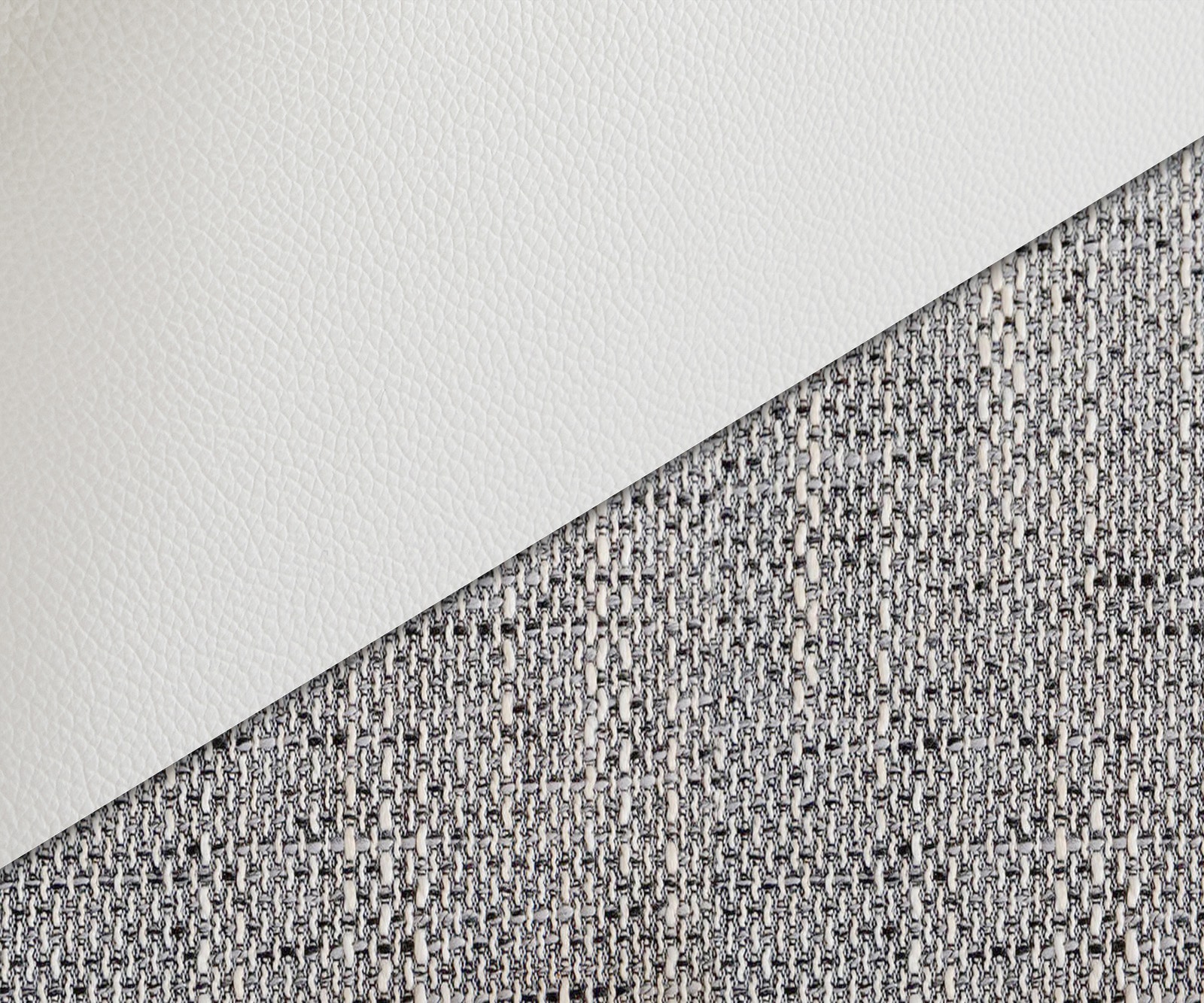 Hoekbank Clovis wit lichtgrijs ottomane links module bank 2 Hoekbank Clovis wit lichtgrijs ottomane links module bank 2