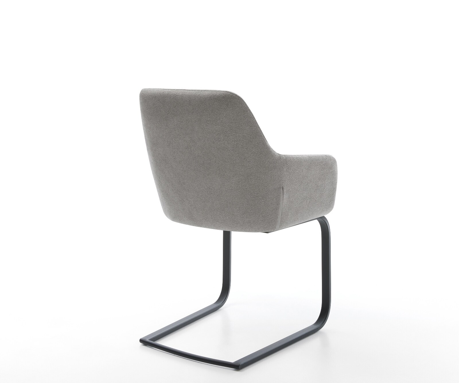 Sledemodel Pejo-Flex zachte stof met structuur grijs sledemodel vlak zwart pocketveer kern 5