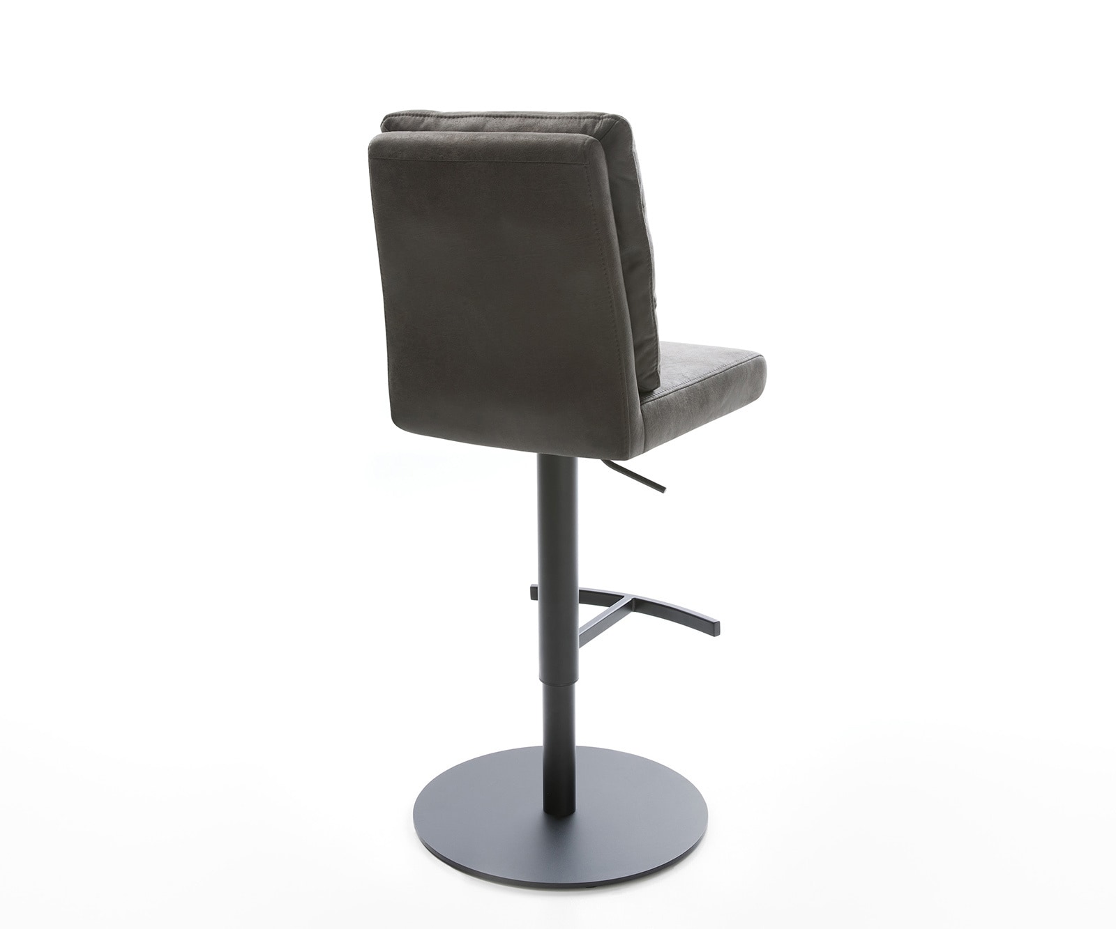 Barstoel Pela-Flex vintage antraciet draaivoet hoogteverstelbaar metaal 4 Barstoel Pela-Flex vintage antraciet draaivoet hoogteverstelbaar metaal 4