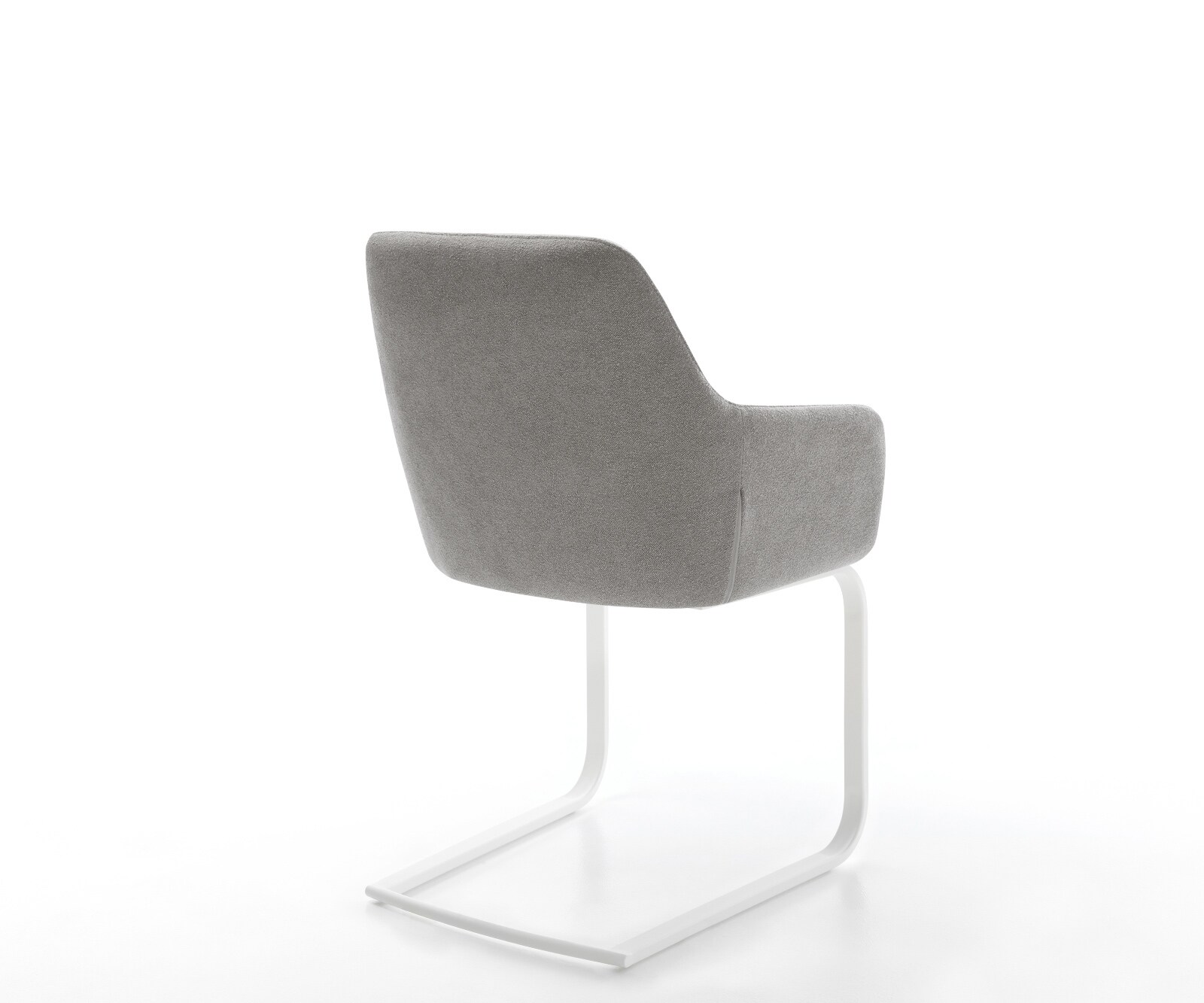 Sledemodel Pejo-Flex zachte stof met structuur grijs sledemodel vlak wit pocketveer kern 5