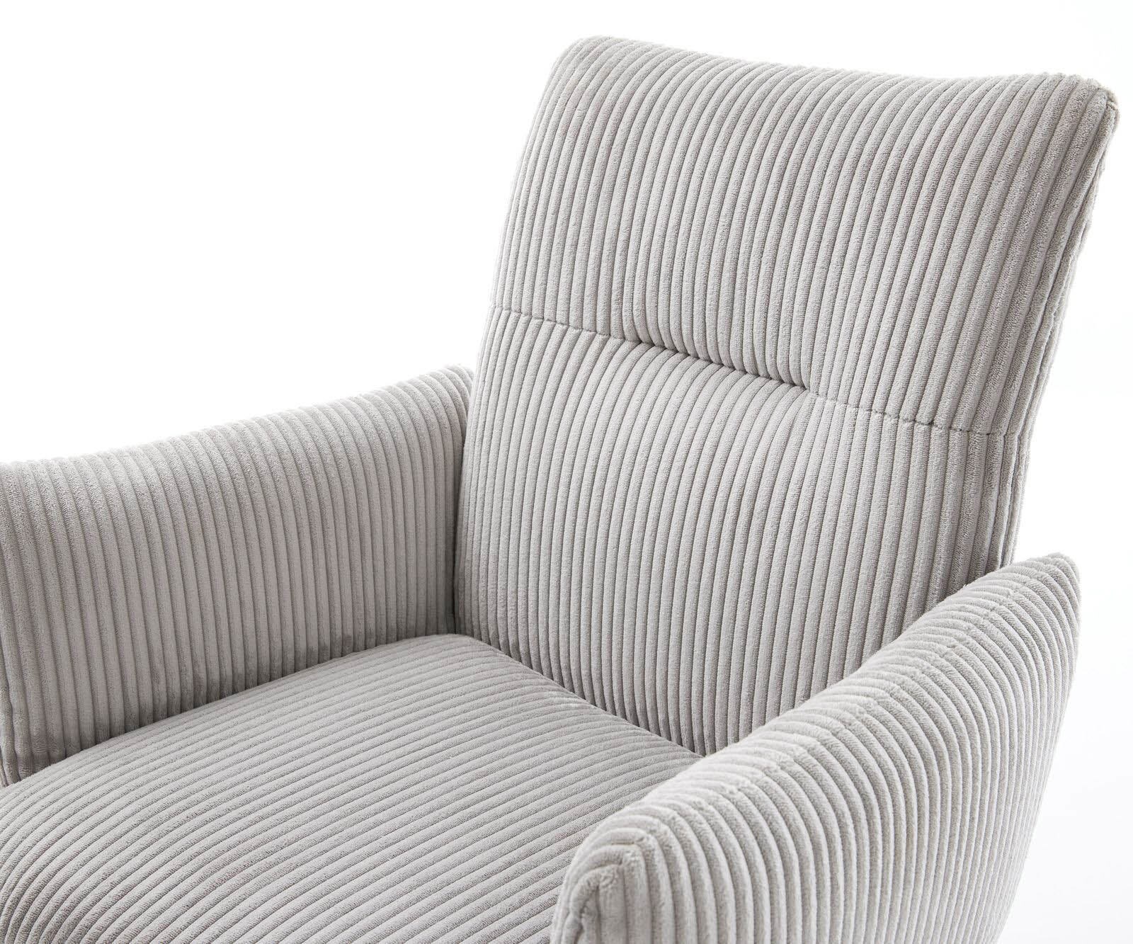 Draaistoel Jova-Flex met armleuning koord zilver grijs kruisframe breed afwerking met titanium 360° draaibaar pocketveer kern 3 Draaistoel Jova-Flex met armleuning koord zilver grijs kruisframe breed afwerking met titanium 360° draaibaar pocketveer kern 3