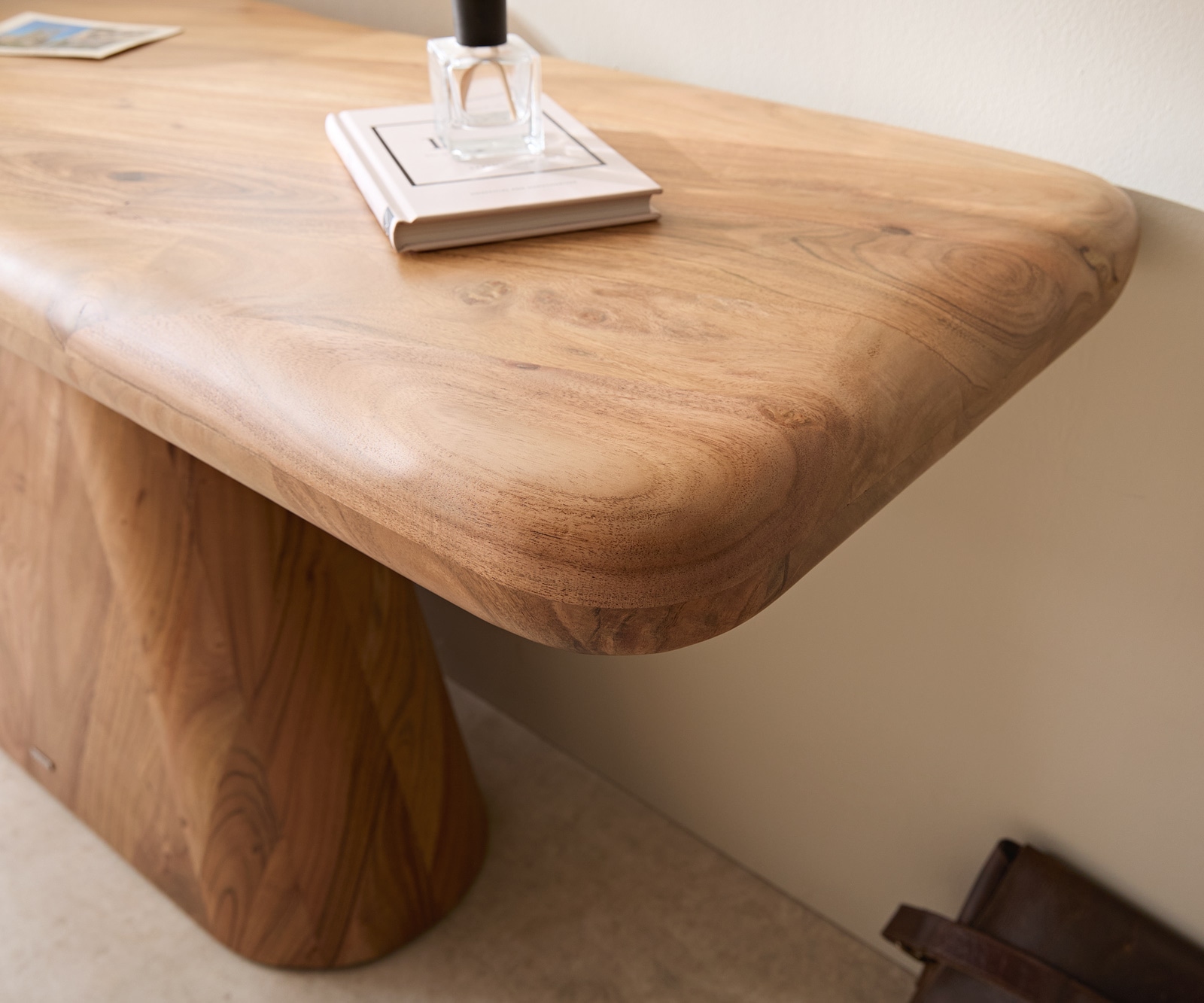 Console tafel Suva 180x45 cm natuur  acacia 3 Console tafel Suva 180x45 cm natuur  acacia 3