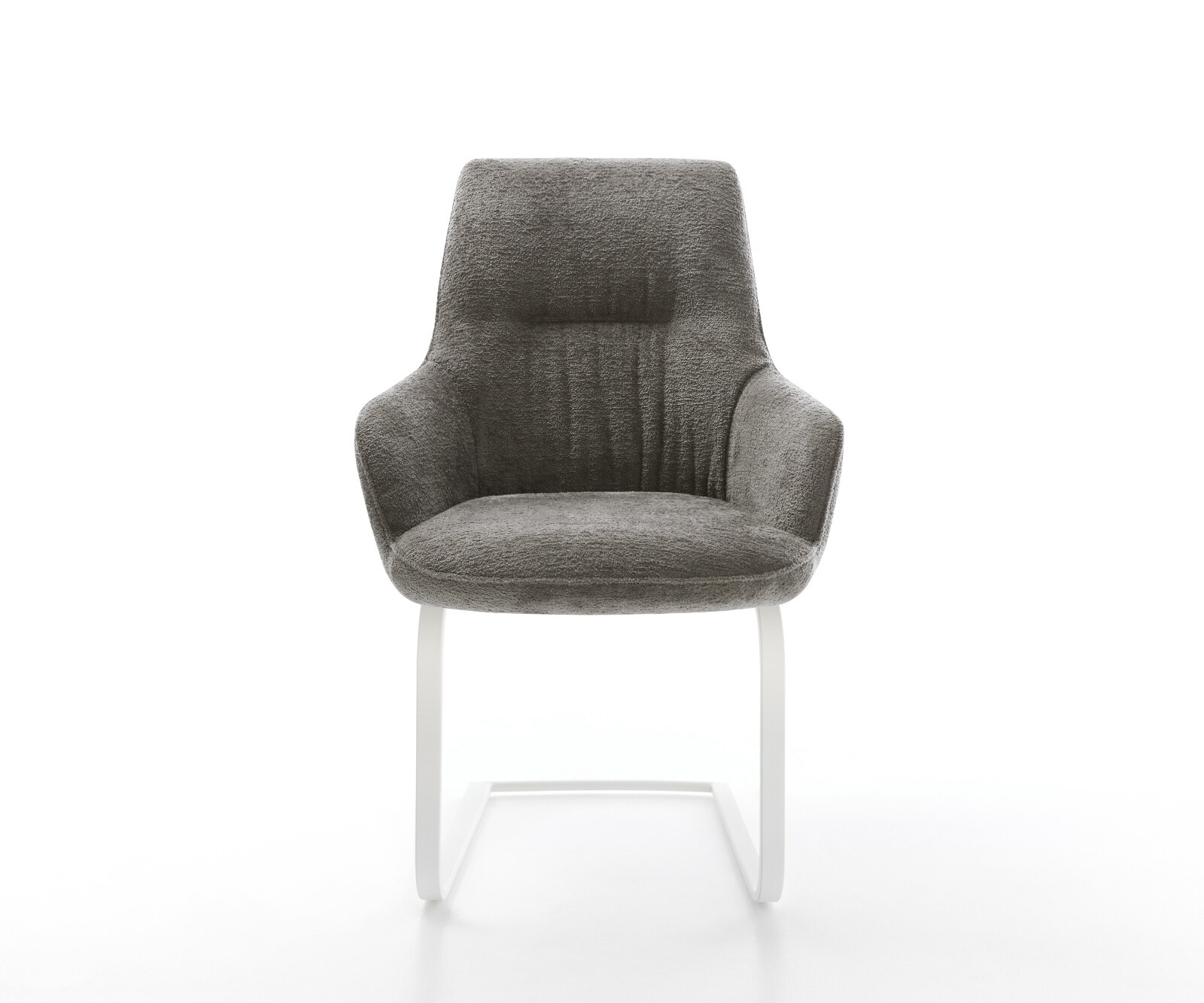 Sledemodel Zelia-Flex met armleuning bouclé zacht mud sledemodel vlak afwerking met titanium pocketveer kern 2