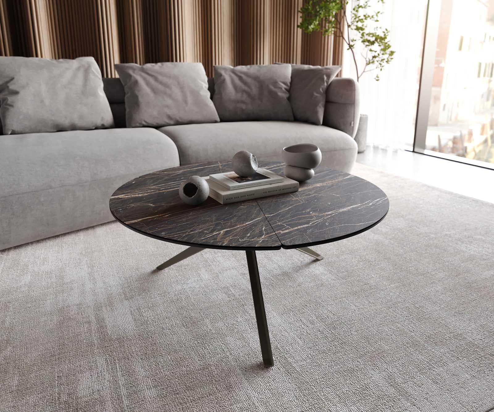 Salontafel Delron keramisch kruisvoet 2 Salontafel Delron keramisch kruisvoet 2