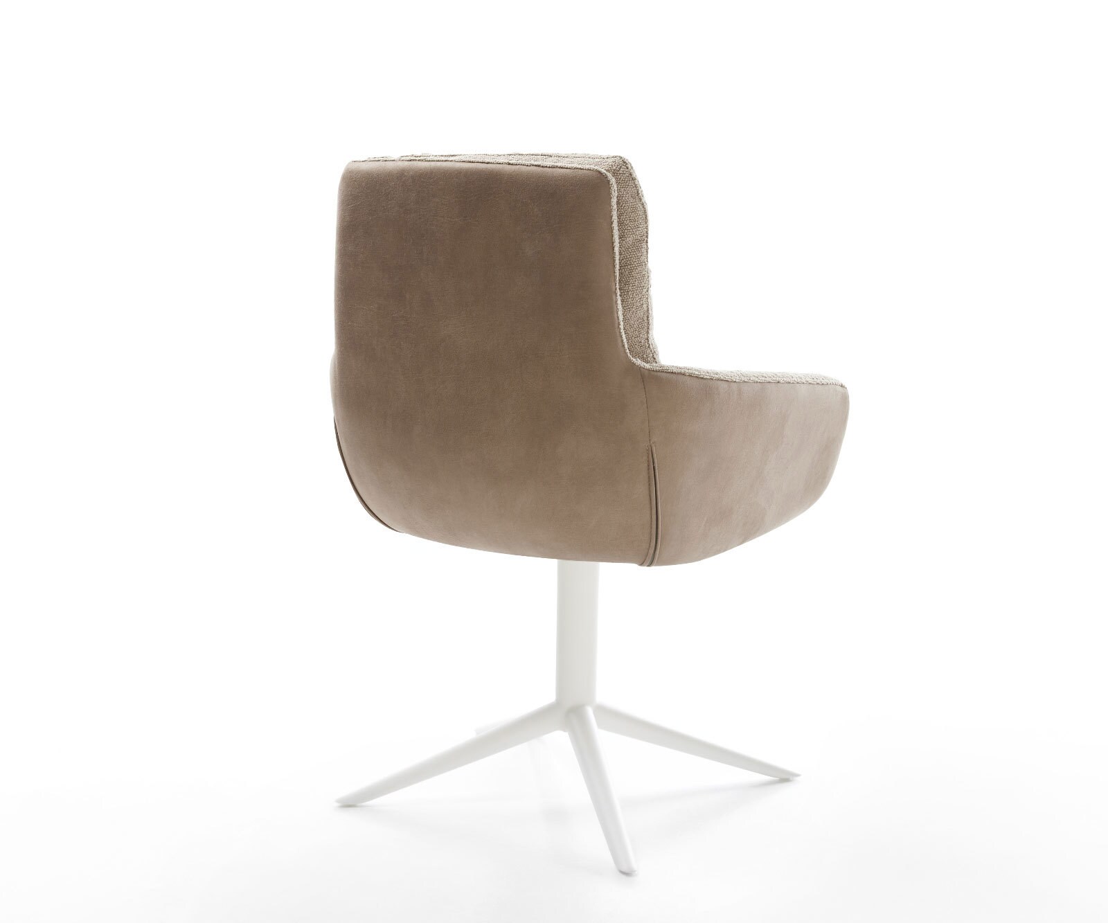 Draaistoel Abelia-Flex met armleuning materiaalmix mud kruispoot wit 360° draaibaar rocker-functie 4 Draaistoel Abelia-Flex met armleuning materiaalmix mud kruispoot wit 360° draaibaar rocker-functie 4