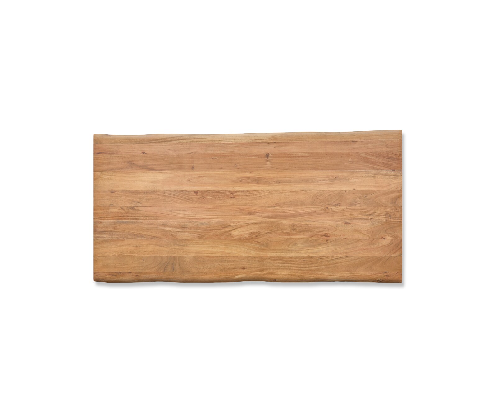 Eettafel Edge 200x100 acacia natuur metaal schuin Live-Edge 3
