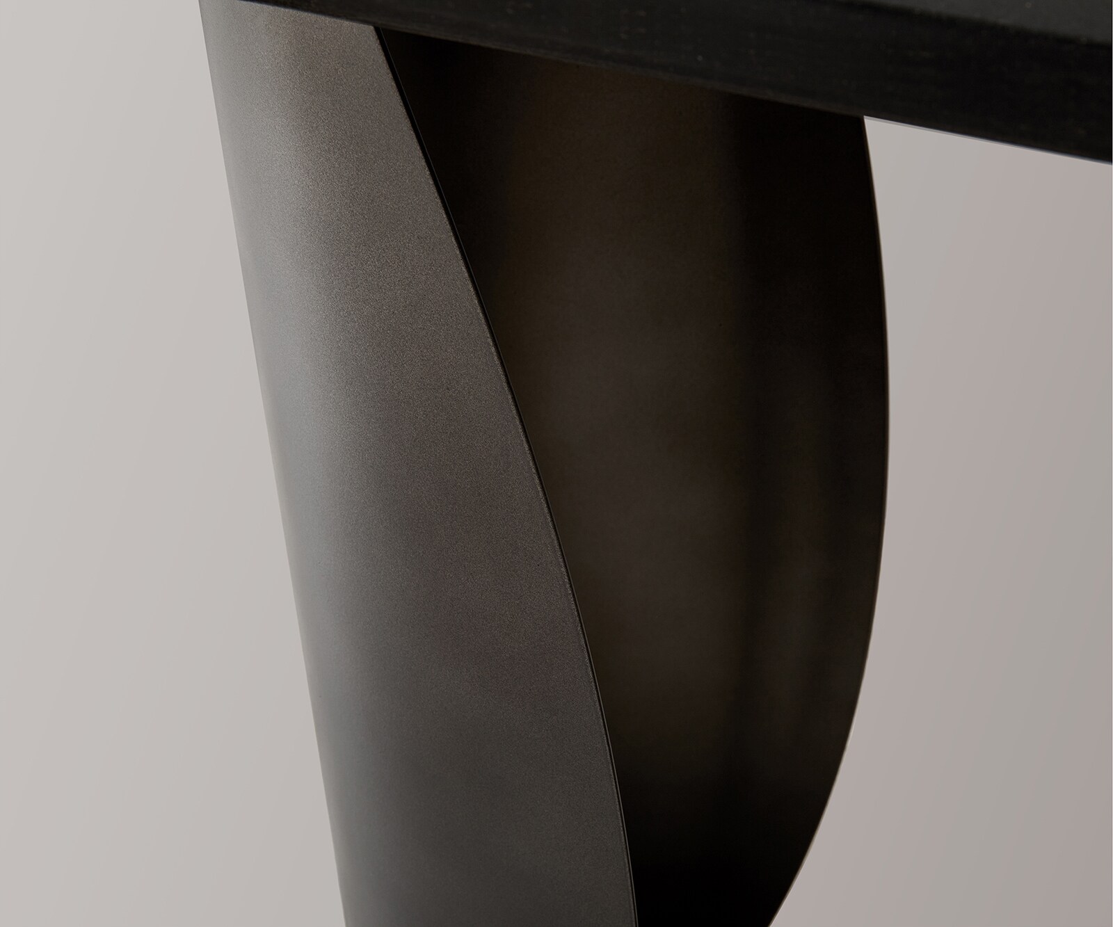 Consoletafel Solena 135x40 cm marmer zwart zilver metaal zwart antiek 5