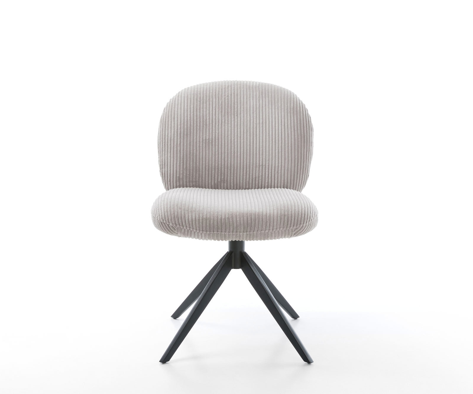 Draaistoel Nube-Flex koord zilver grijs kruisframe breed zwart 360° draaibaar rocker-functie pocketveer kern 1 Draaistoel Nube-Flex koord zilver grijs kruisframe breed zwart 360° draaibaar rocker-functie pocketveer kern 1