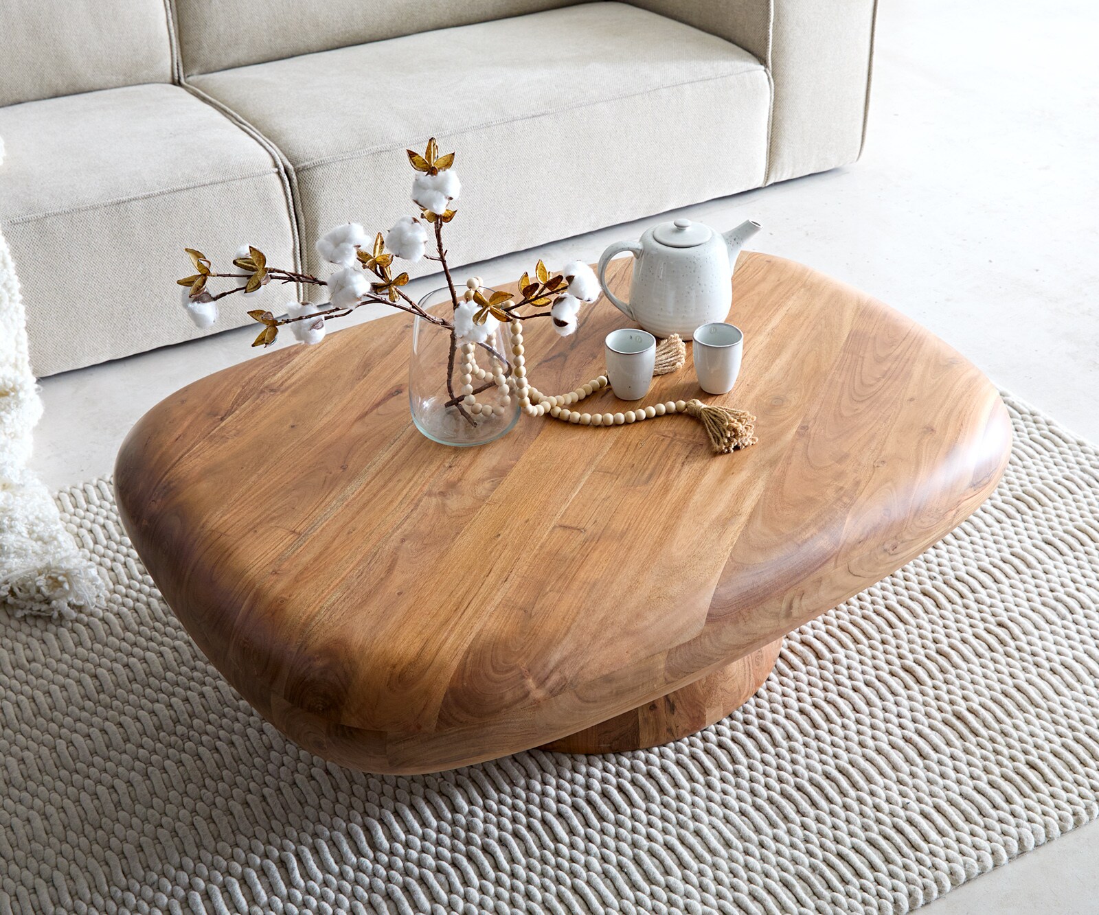 Salontafel Maskat 120x90 cm natuur acacia 3