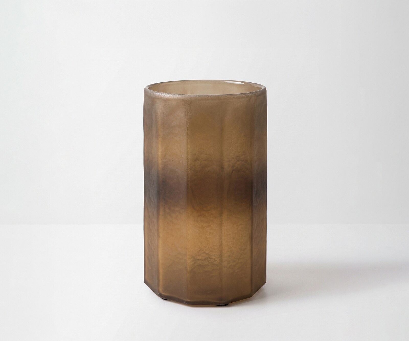Vaas Octara B18 x D18 x H28 cm Glas Aurum Gegoten