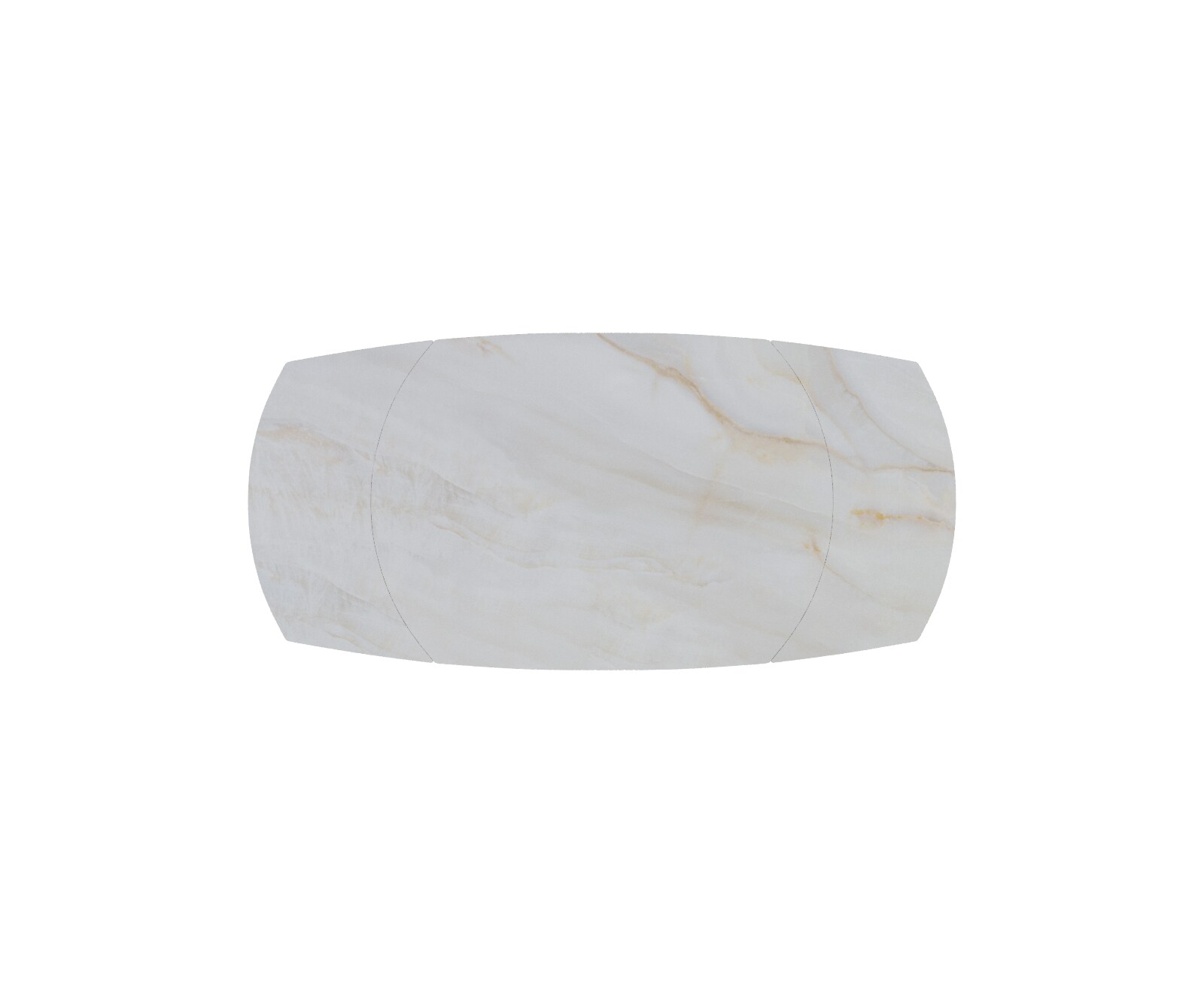Eettafelblad Edge Boot 130-200x100 cm keramiek Onyx Pearl uittrekbaar 2