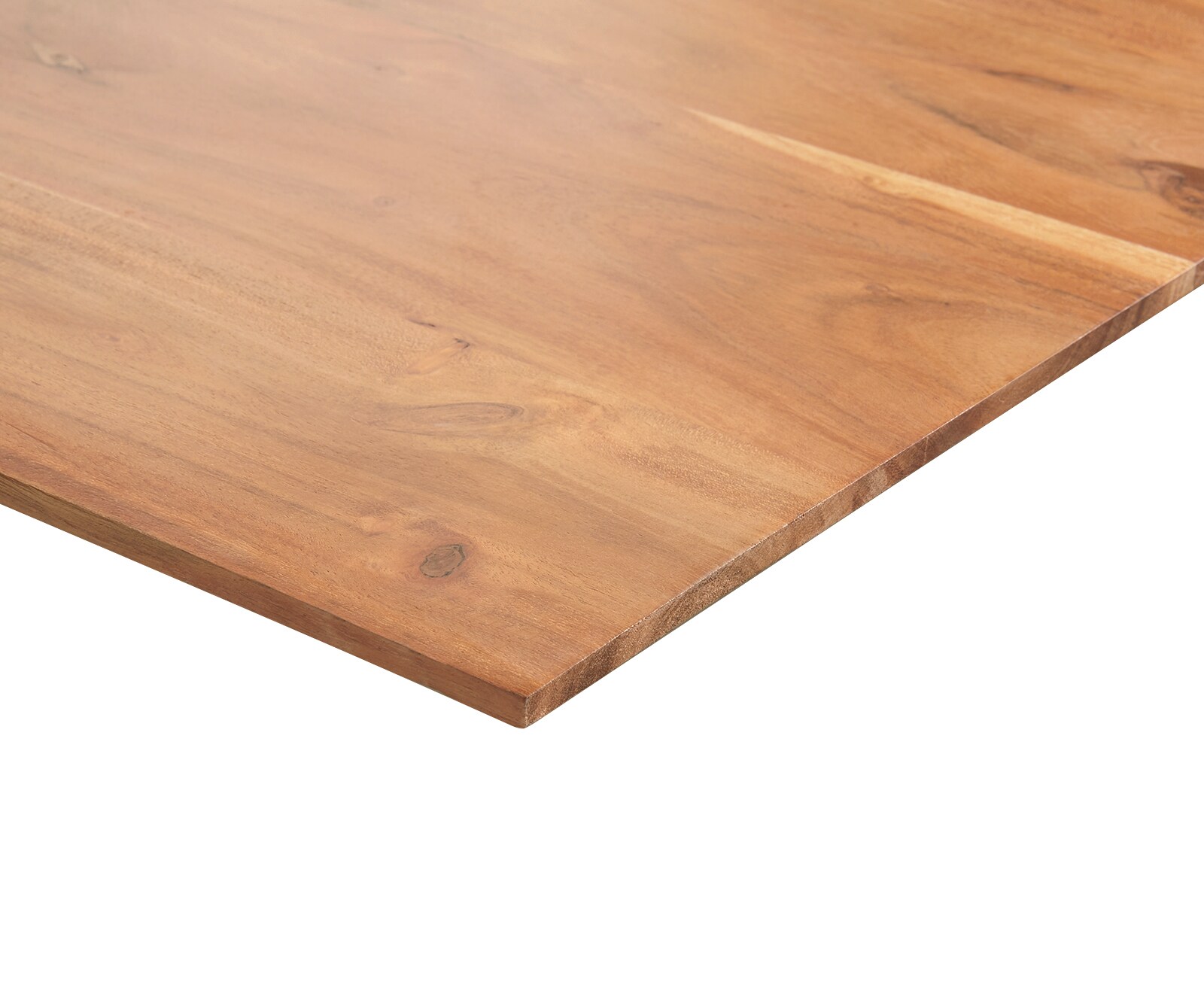 Eettafel Edge 200x100 acacia natuur kruisframe rechthoek roestvrij staal  Zwitserse rand 5
