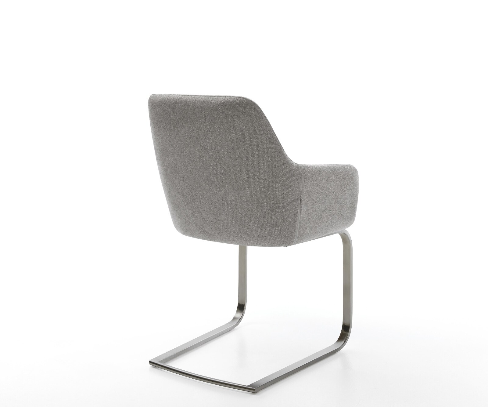 Sledemodel Pejo-Flex zachte stof met structuur grijs sledemodel vlak grafiet pocketveer kern 5