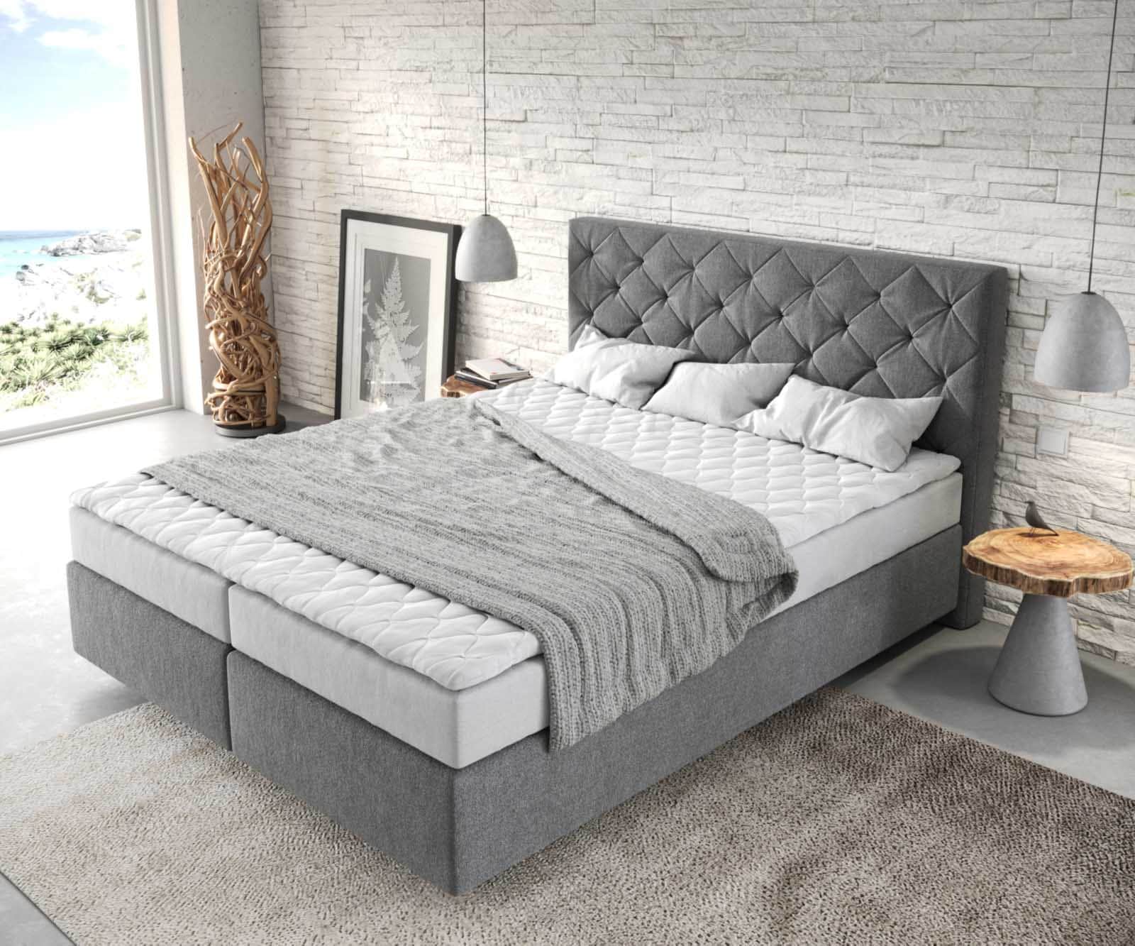 Boxspringbed Dream-Great 160x200 microvezel antraciet 4