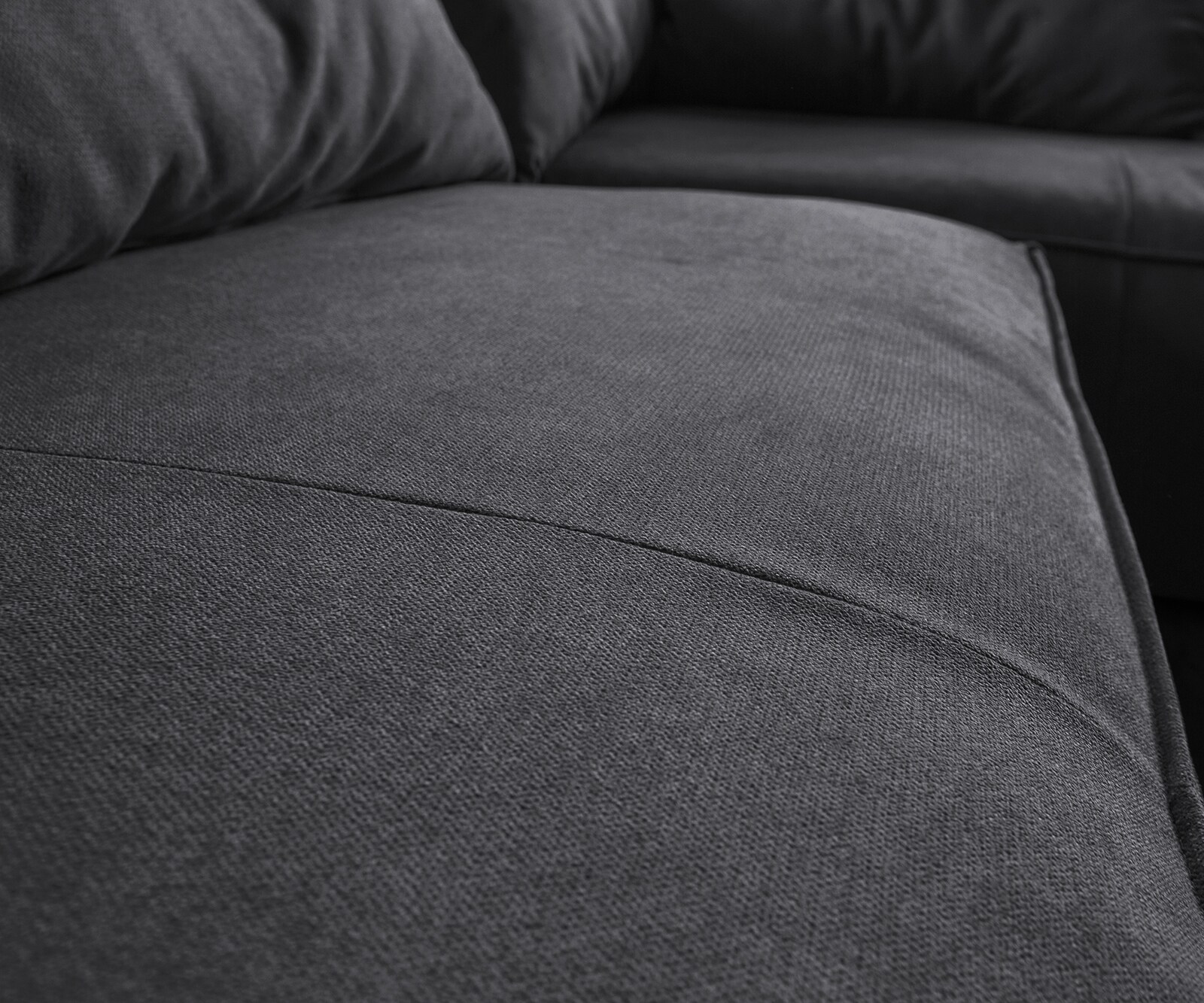 Hoekbank Brom 267x173 cm Grafiet ottomane variabel  5 Hoekbank Brom 267x173 cm Grafiet ottomane variabel  5