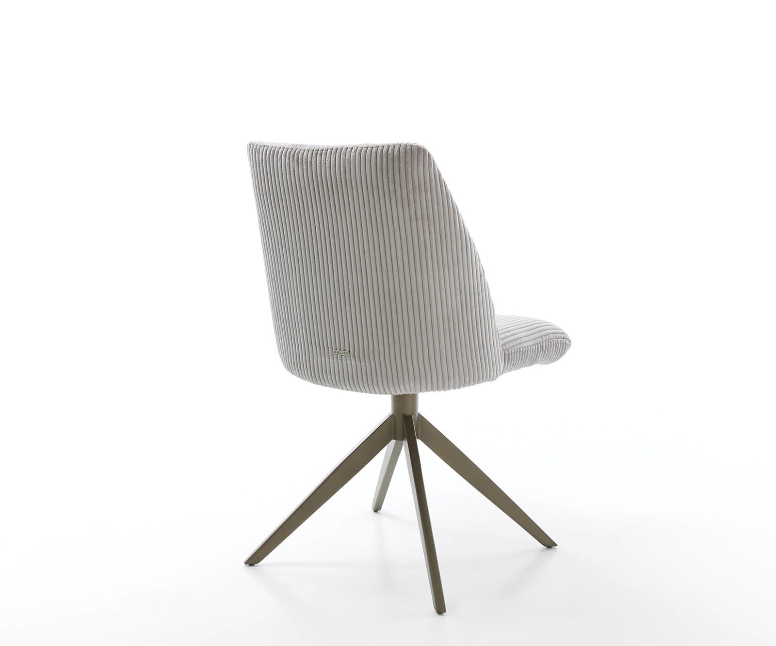 Draaistoel Elso-Flex koord zilver grijs kruisframe breed afwerking met titanium 360° draaibaar pocketveer kern 4 Draaistoel Elso-Flex koord zilver grijs kruisframe breed afwerking met titanium 360° draaibaar pocketveer kern 4