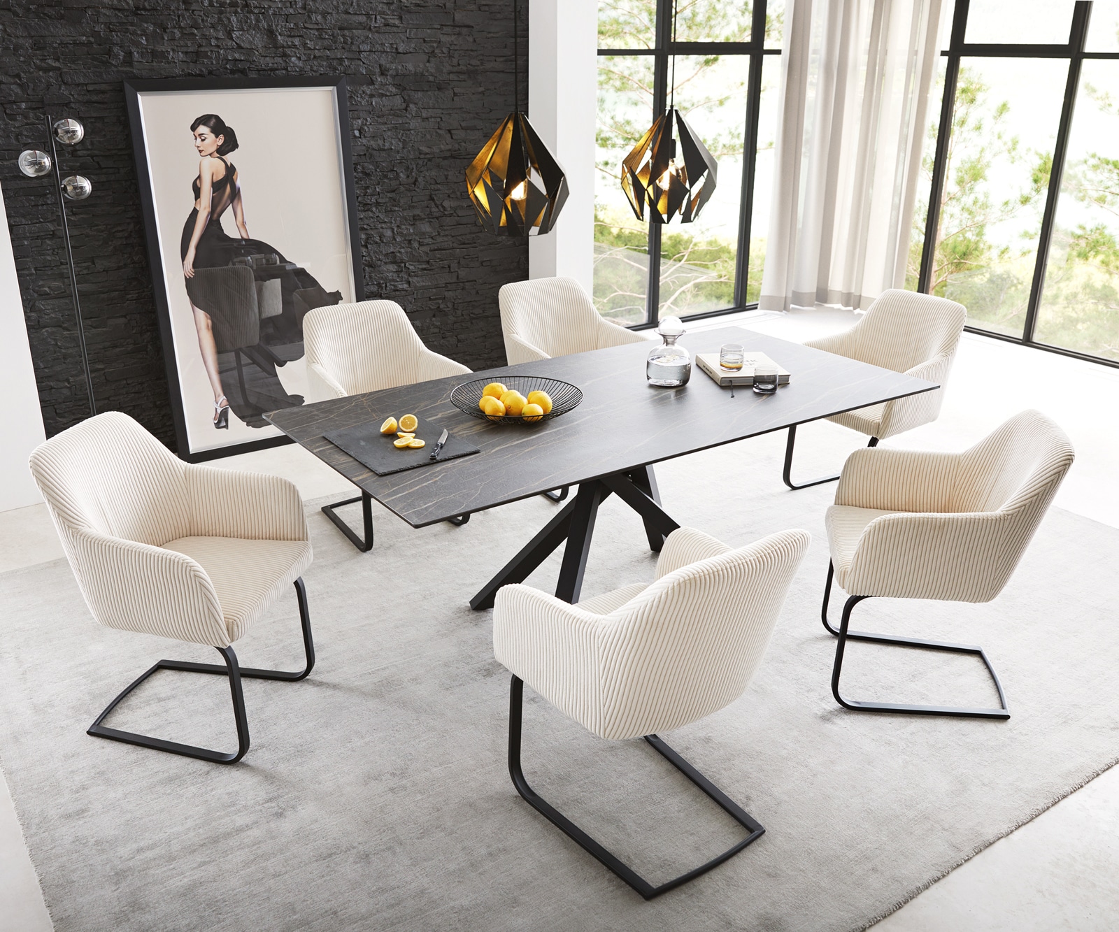 Sledemodel Greg-Flex koord beige sledemodel vlak zwart pocketveer kern 3 Sledemodel Greg-Flex koord beige sledemodel vlak zwart pocketveer kern 3