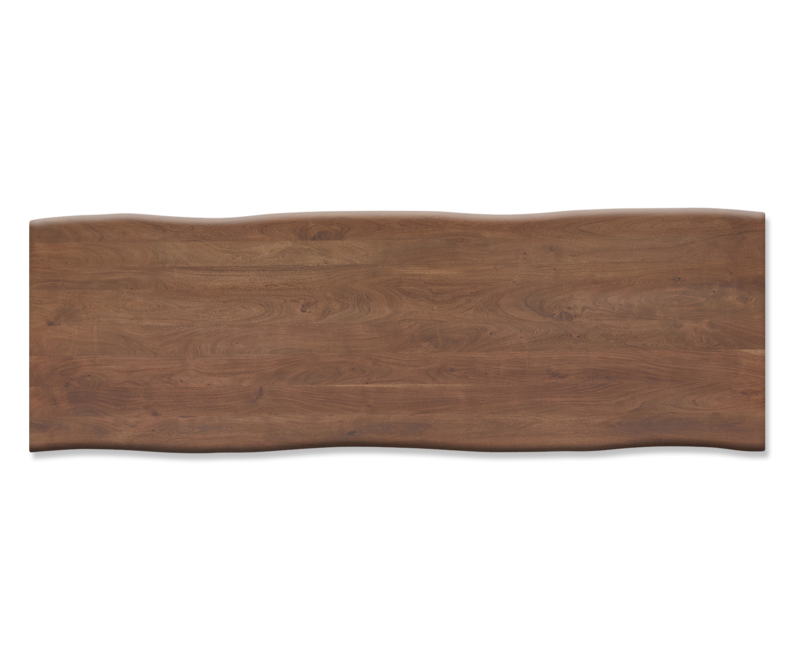 Eettafel Edge 300x100 XL acacia bruin roestvrijstaal breed Live-Edge 2 Eettafel Edge 300x100 XL acacia bruin roestvrijstaal breed Live-Edge 2