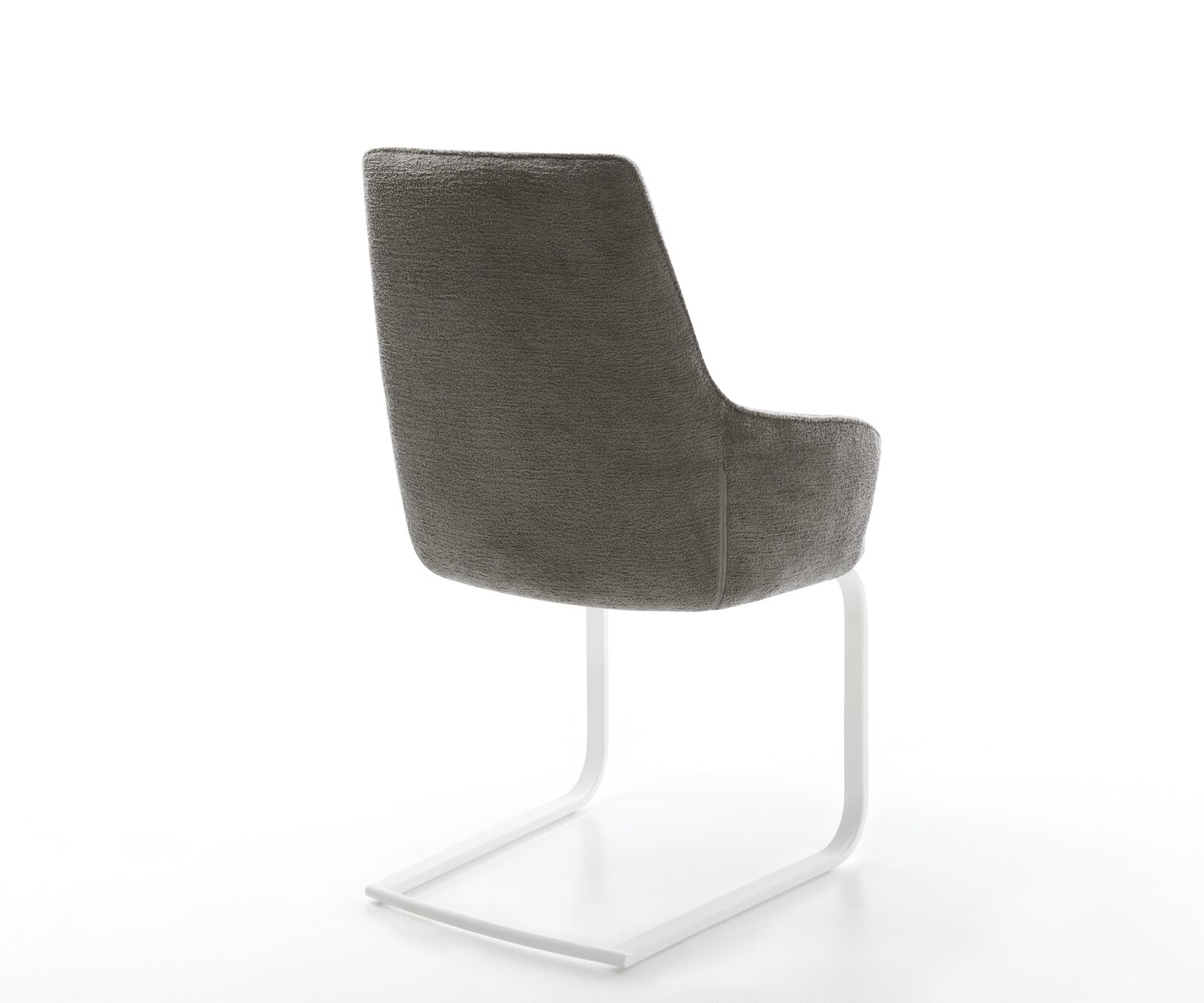 Sledemodel Zelia-Flex met armleuning bouclé zacht mud sledemodel vlak afwerking met titanium pocketveer kern 5