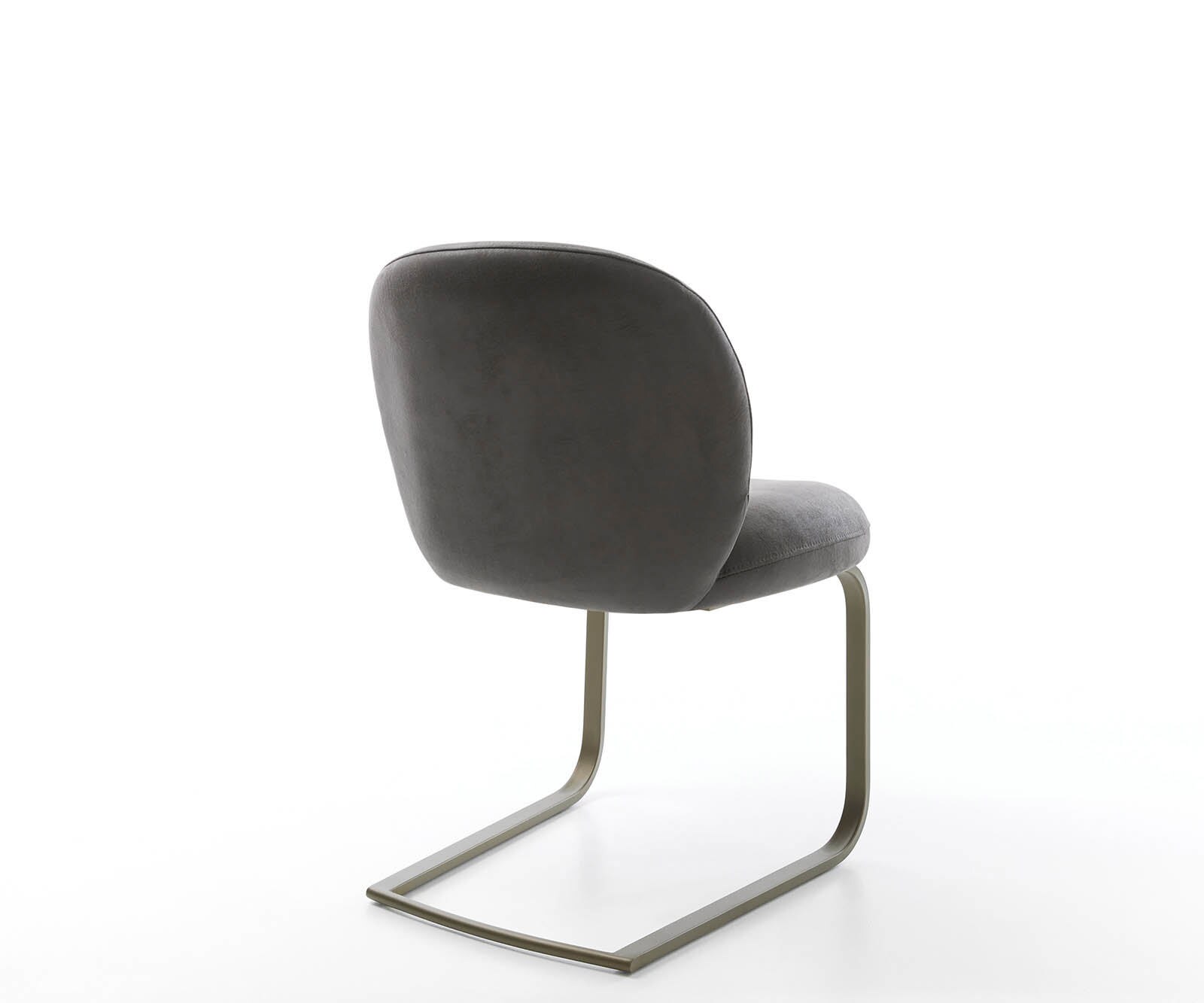 Sledemodel Nube-Flex microvelours antraciet vintage sledemodel vlak afwerking met titanium pocketveer kern 5