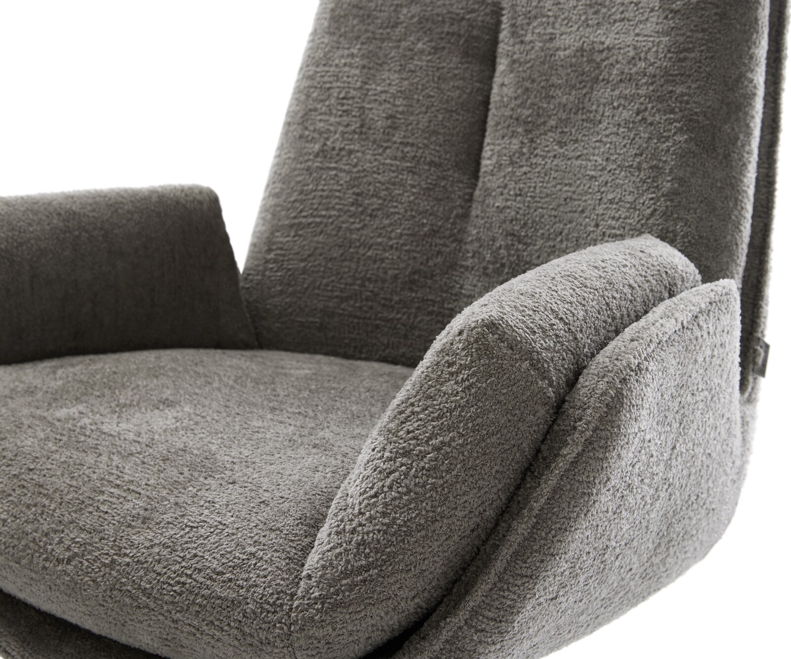 Sledemodel Clea-Flex bouclé zacht mud sledemodel vlak wit pocketveer kern 4