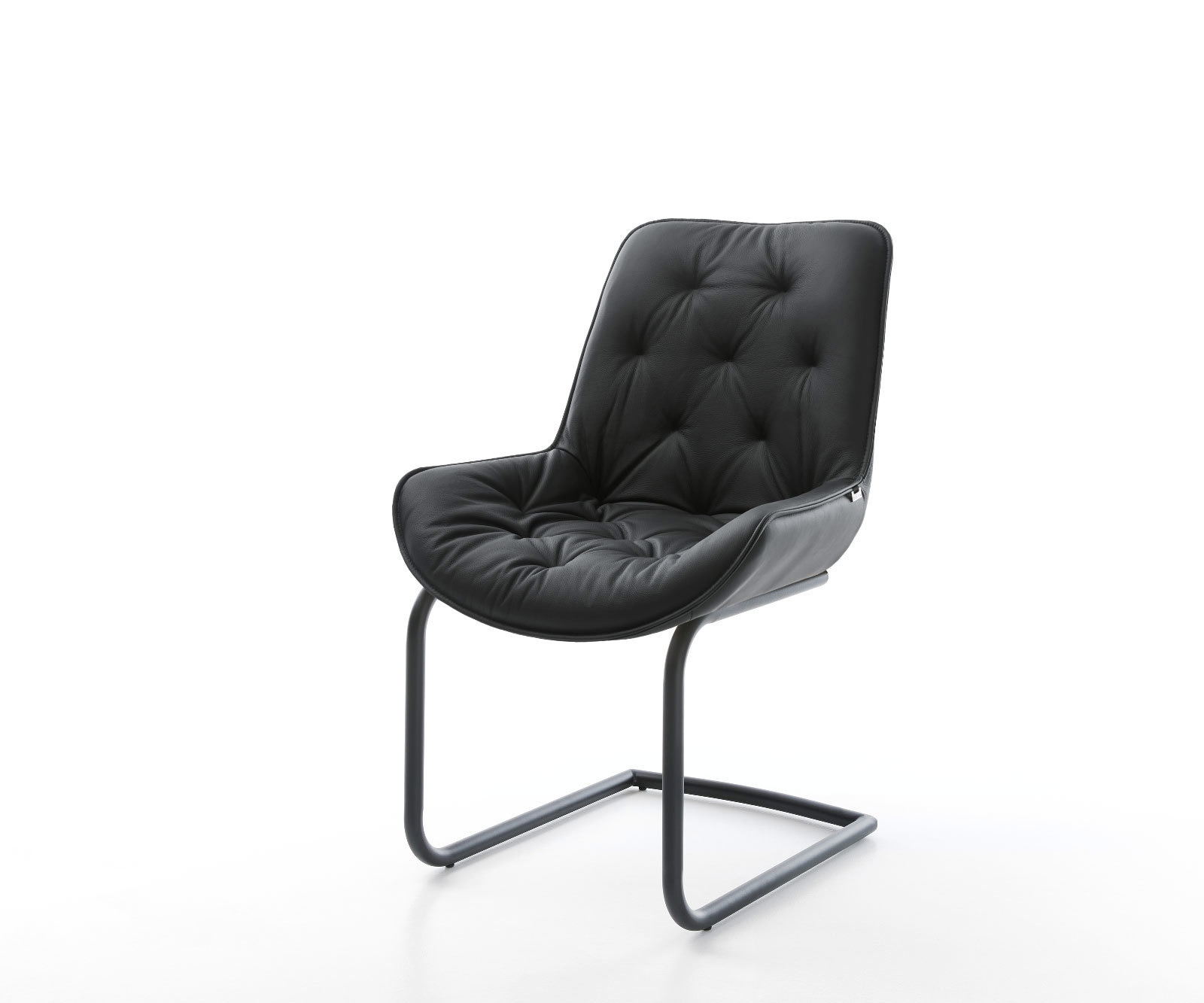 Sledemodel Taimi-Flex echt leer zwart sledemodel rond zwart Sledemodel Taimi-Flex echt leer zwart sledemodel rond zwart