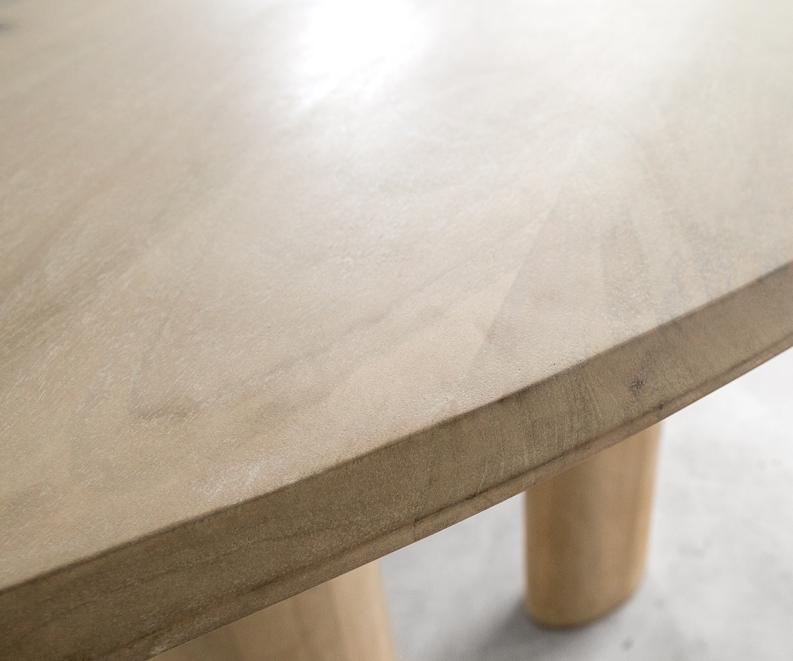 Eettafel Widoa 200x120 cm Mango White Wash 7