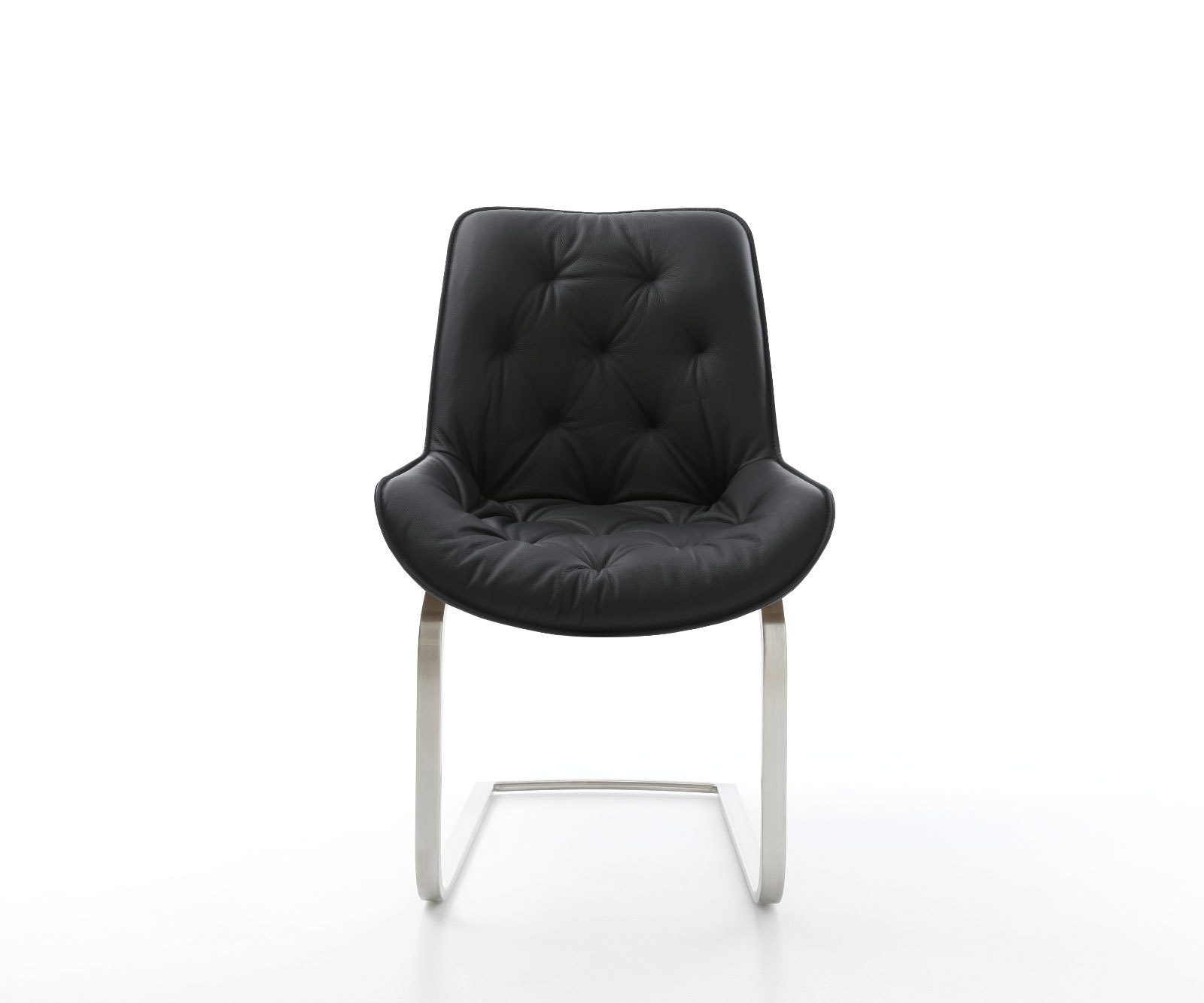 Sledemodel Taimi-Flex echt leer zwart sledemodel vlak roestvrij staal 2 Sledemodel Taimi-Flex echt leer zwart sledemodel vlak roestvrij staal 2