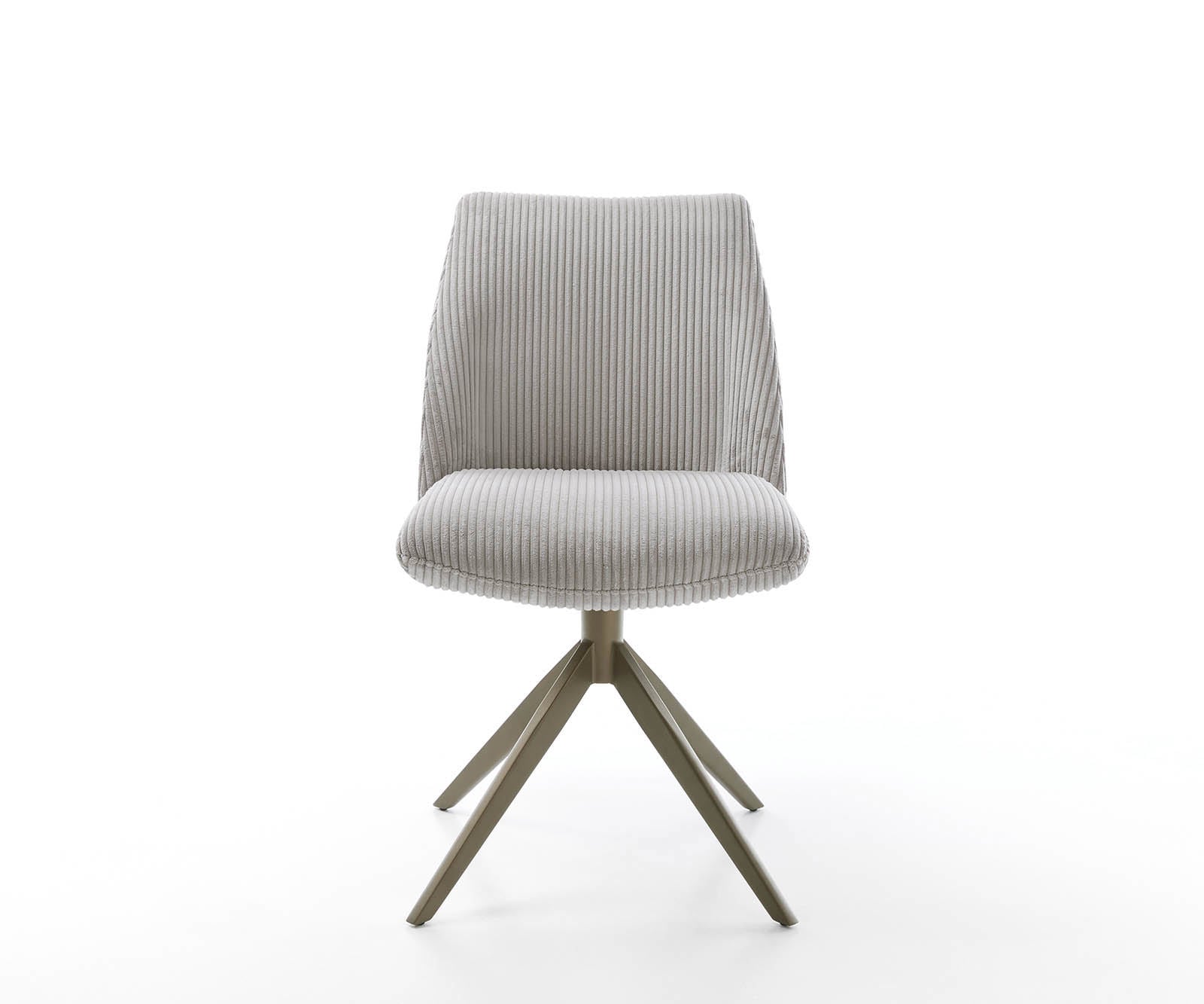 Draaistoel Elso-Flex koord zilver grijs kruisframe breed afwerking met titanium 360° draaibaar pocketveer kern 1 Draaistoel Elso-Flex koord zilver grijs kruisframe breed afwerking met titanium 360° draaibaar pocketveer kern 1