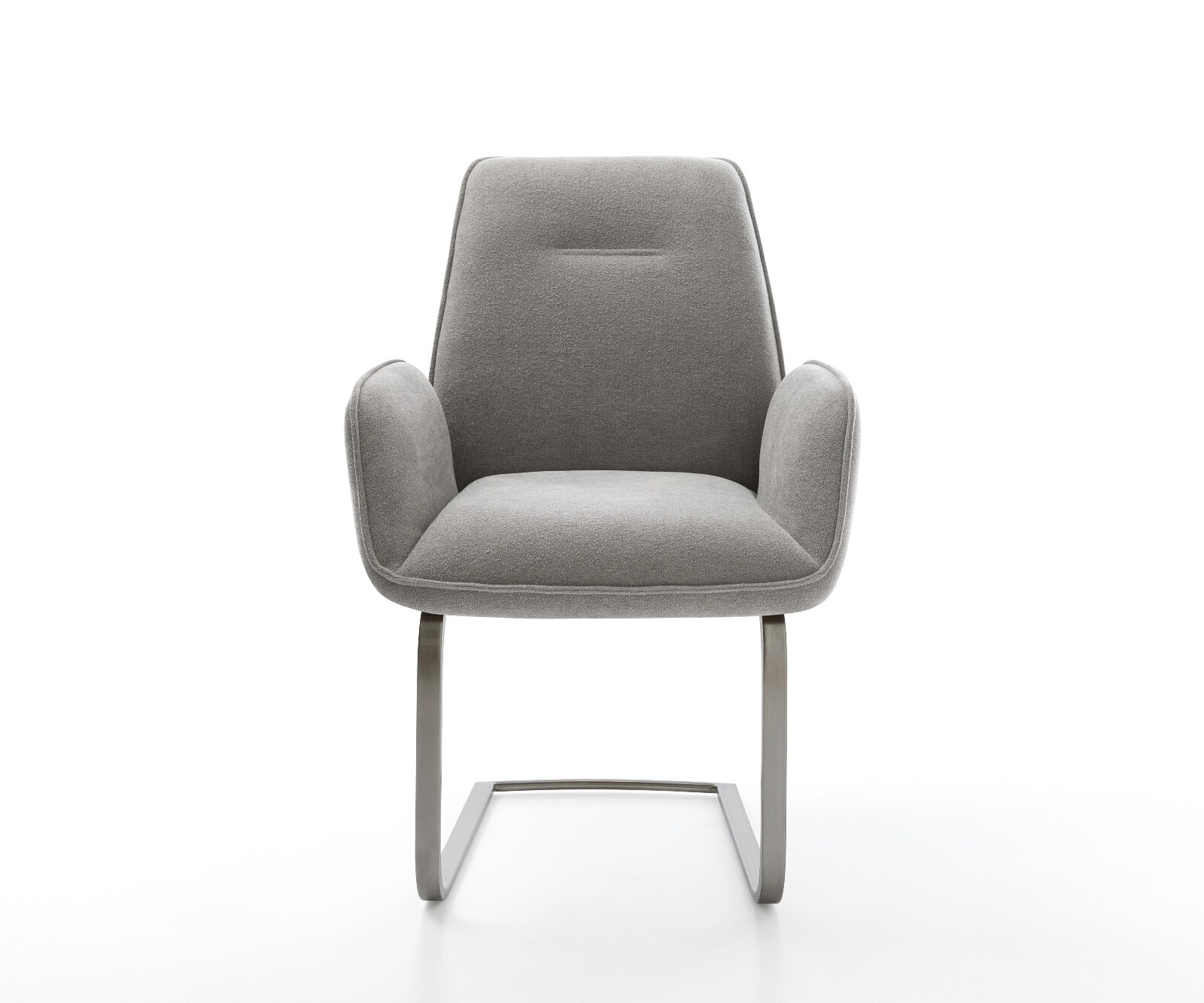 Sledemodel Zoa-Flex zachte stof met structuur grijs sledemodel vlak grafiet pocketveer kern 2