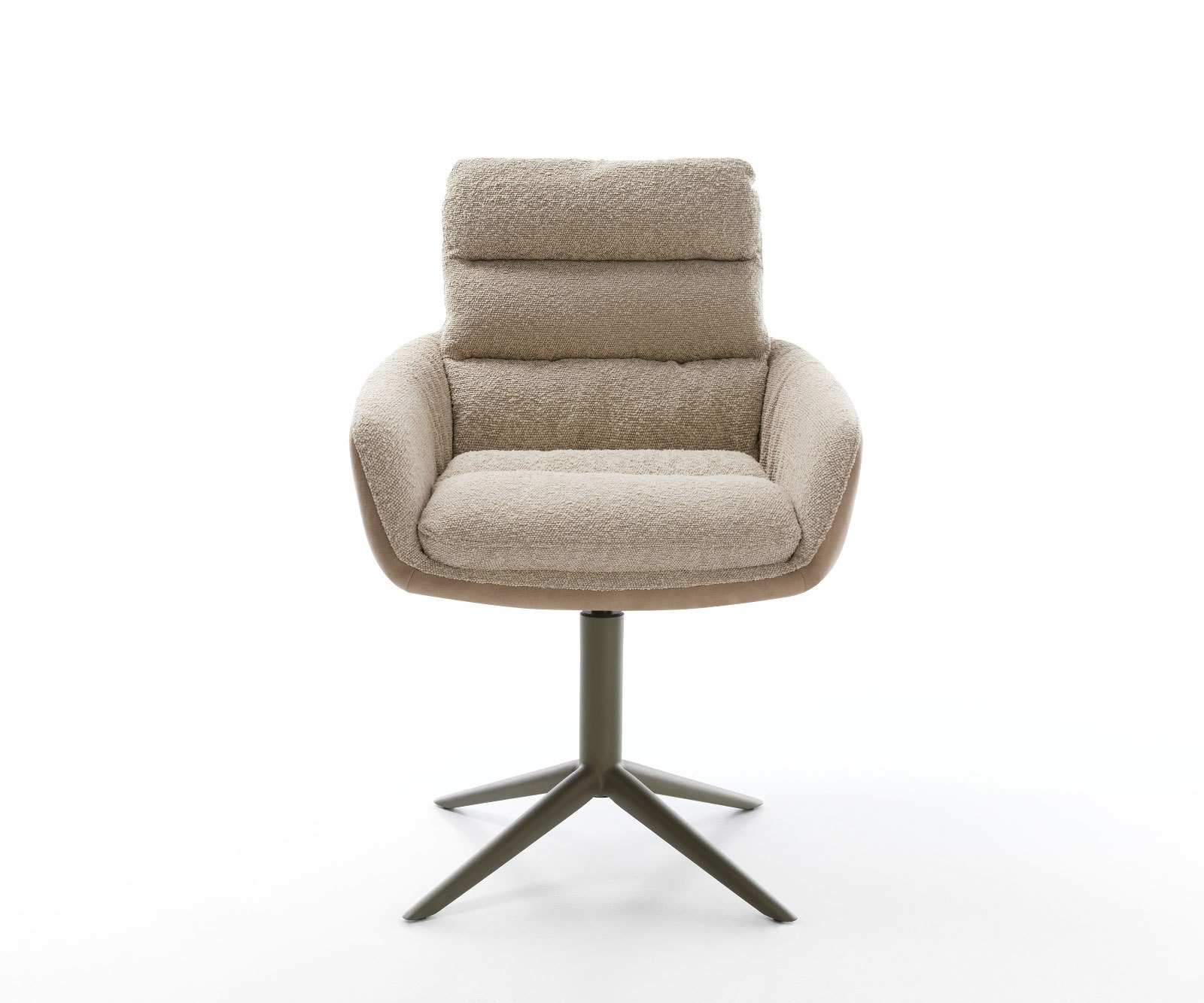 Draaistoel Abelia-Flex met armleuning materiaalmix mud kruispoot afwerking met titanium 360° draaibaar rocker-functie 1 Draaistoel Abelia-Flex met armleuning materiaalmix mud kruispoot afwerking met titanium 360° draaibaar rocker-functie 1