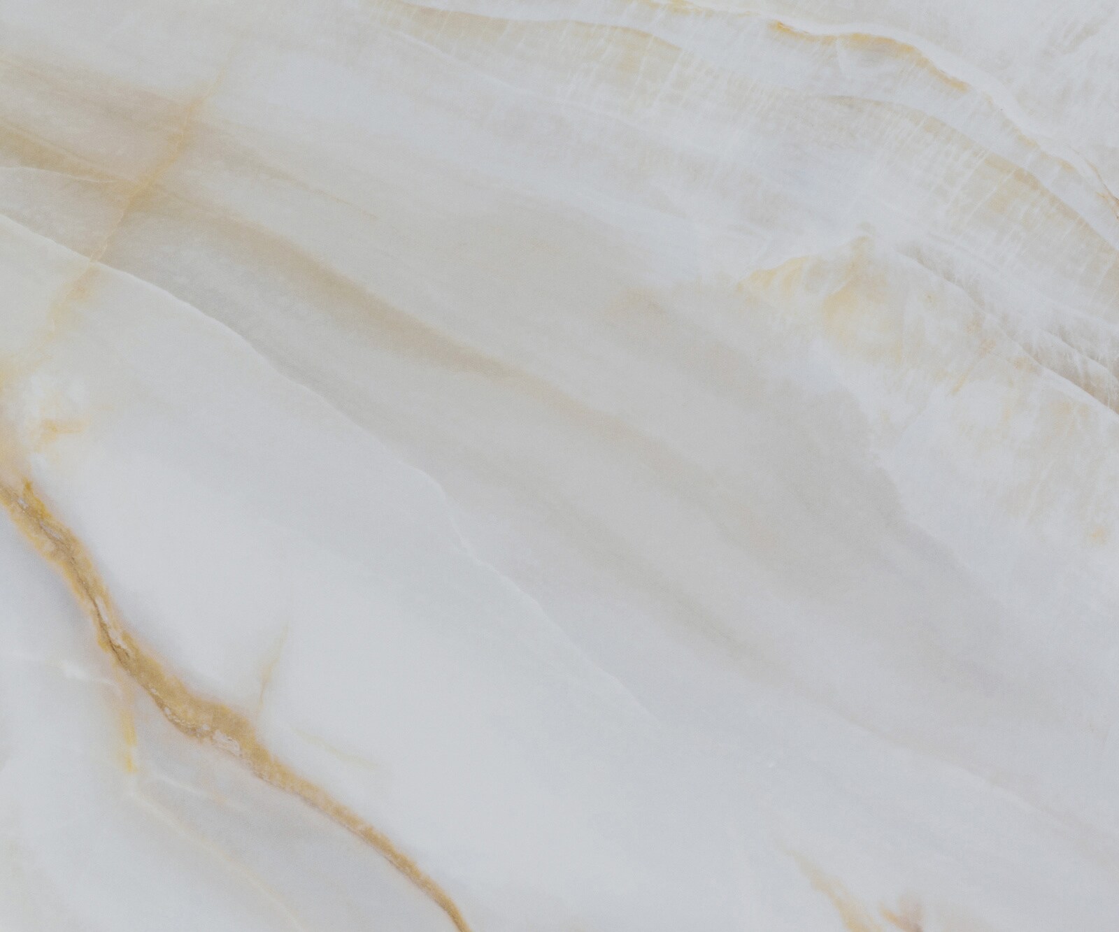 Eettafel Edge 300x100 cm keramiek Onyx Pearl Cono metallic goud 3