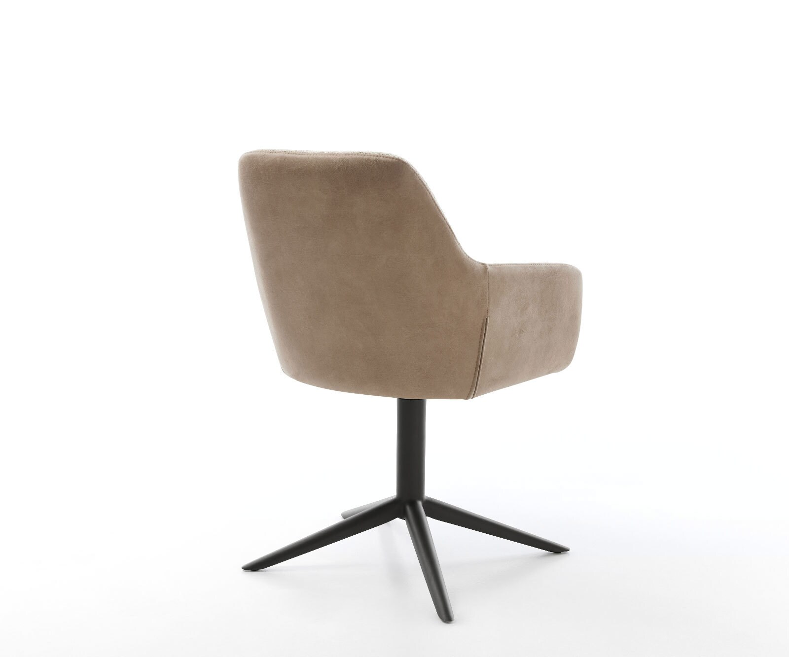 Draaistoel Pejo-Flex materiaalmix mud kruispoot zwart 360° draaibaar rocker-functie pocketveer kern 4