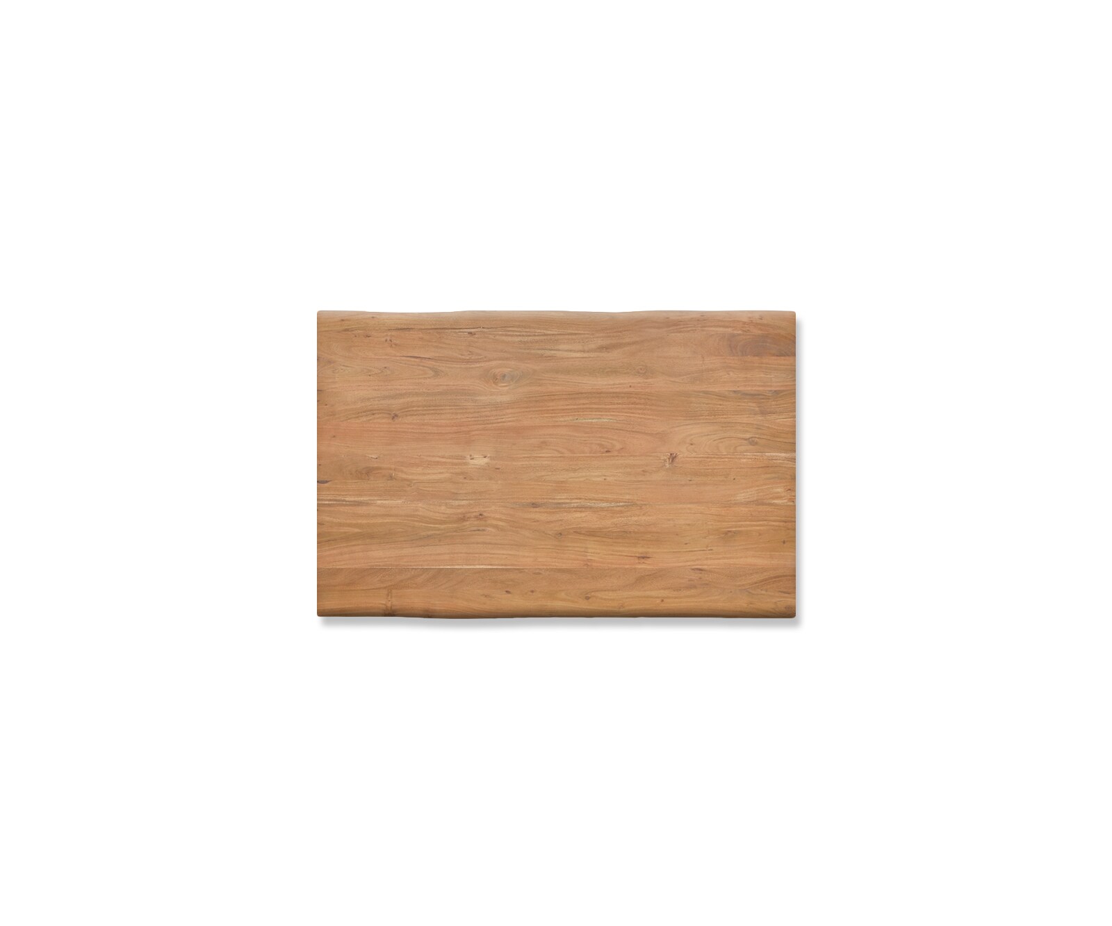 Eettafel Edge 140x90 acacia natuur metaal schuin Live-Edge 3