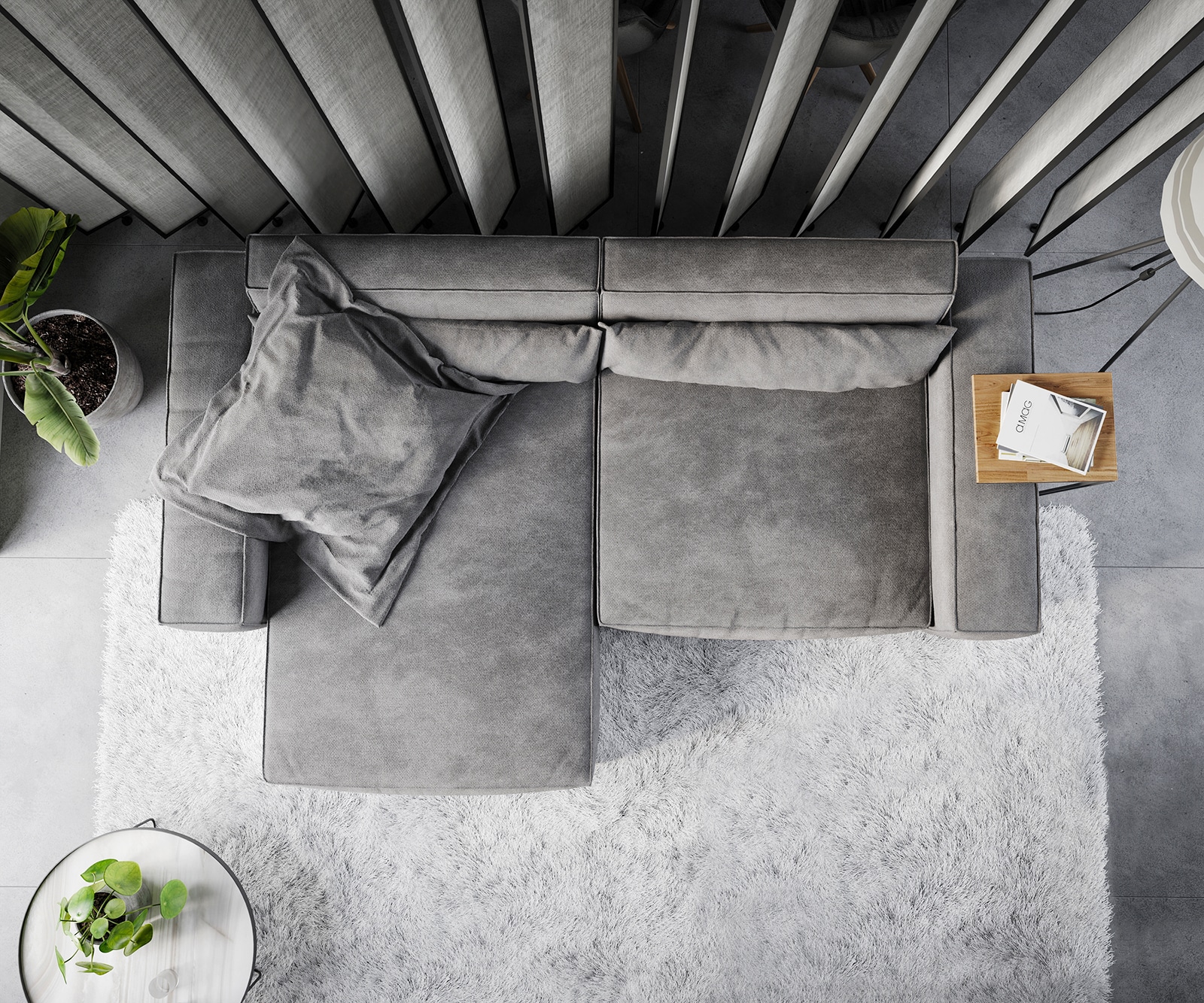 Hoekbank Sirpio XL 270x170 cm microvezel taupe recamiere variabele 5 Hoekbank Sirpio XL 270x170 cm microvezel taupe recamiere variabele 5
