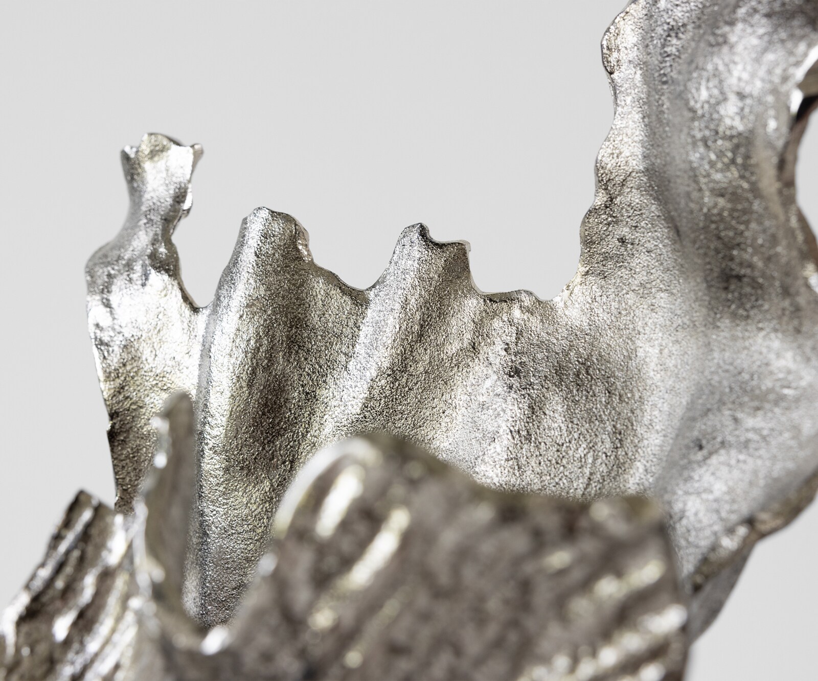 Vaas Corallo B43 x D24 x H61 cm Aluminium Platin Handgemaakt 5