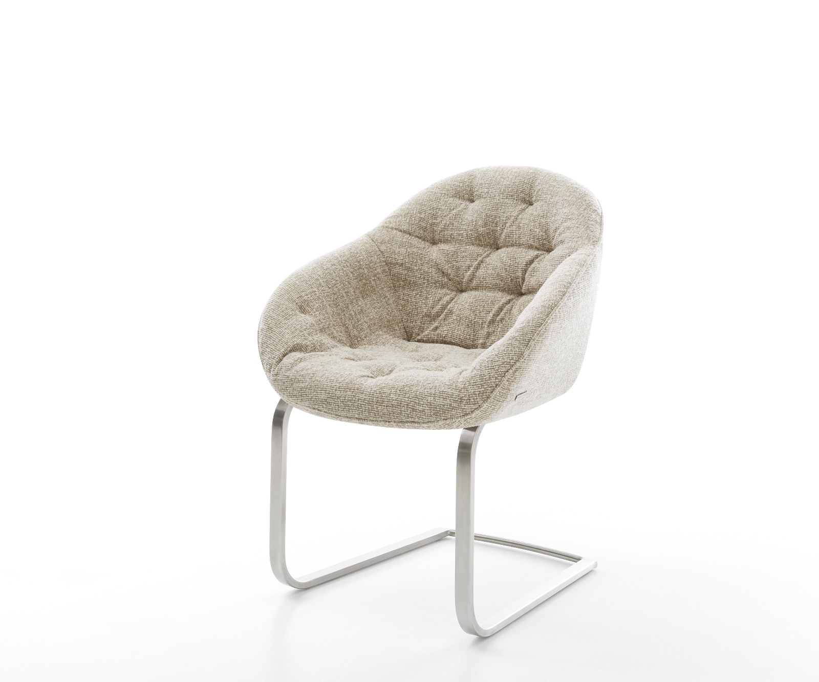 Sledemodel Gaio-Flex geweven stof beige sledemodel vlak roestvrij staal Sledemodel Gaio-Flex geweven stof beige sledemodel vlak roestvrij staal