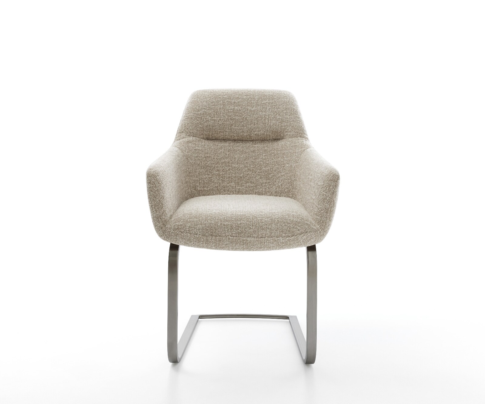 Sledemodel Pejo-Flex geweven stof beige sledemodel vlak grafiet pocketveer kern 2