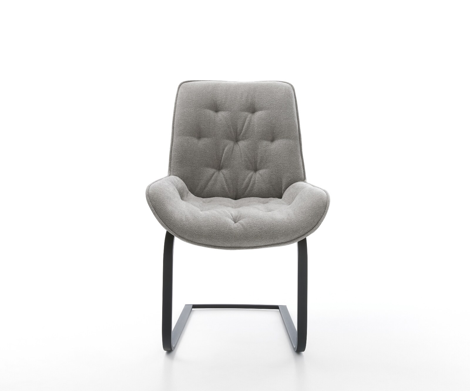 Sledemodel Taimi-Flex zachte stof met structuur grijs sledemodel vlak zwart 2